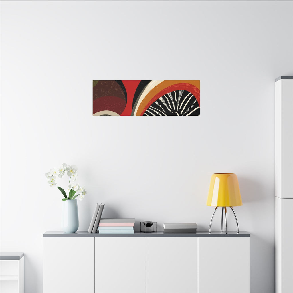 Harmonic Convergence: Organic Geometry, Mid-Century Modern Abstract, Earthy Palette Composition   |   Custom Orders Accepted