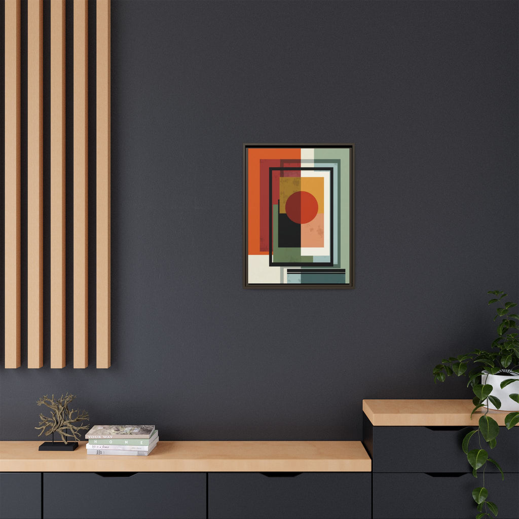 Geometric Harmonies: Mid-Century Modern Composition, Constructivist Inspiration, Abstract Rectangular Interplay   |   Custom Orders Accepted