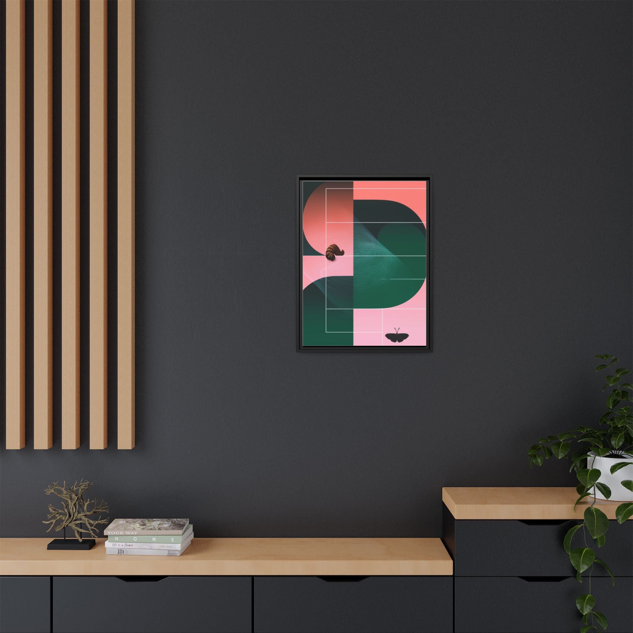 Metamorphosis in Geometric Harmony: Nature's Transformation, Abstract Design Exploration   |    Custom Orders Available