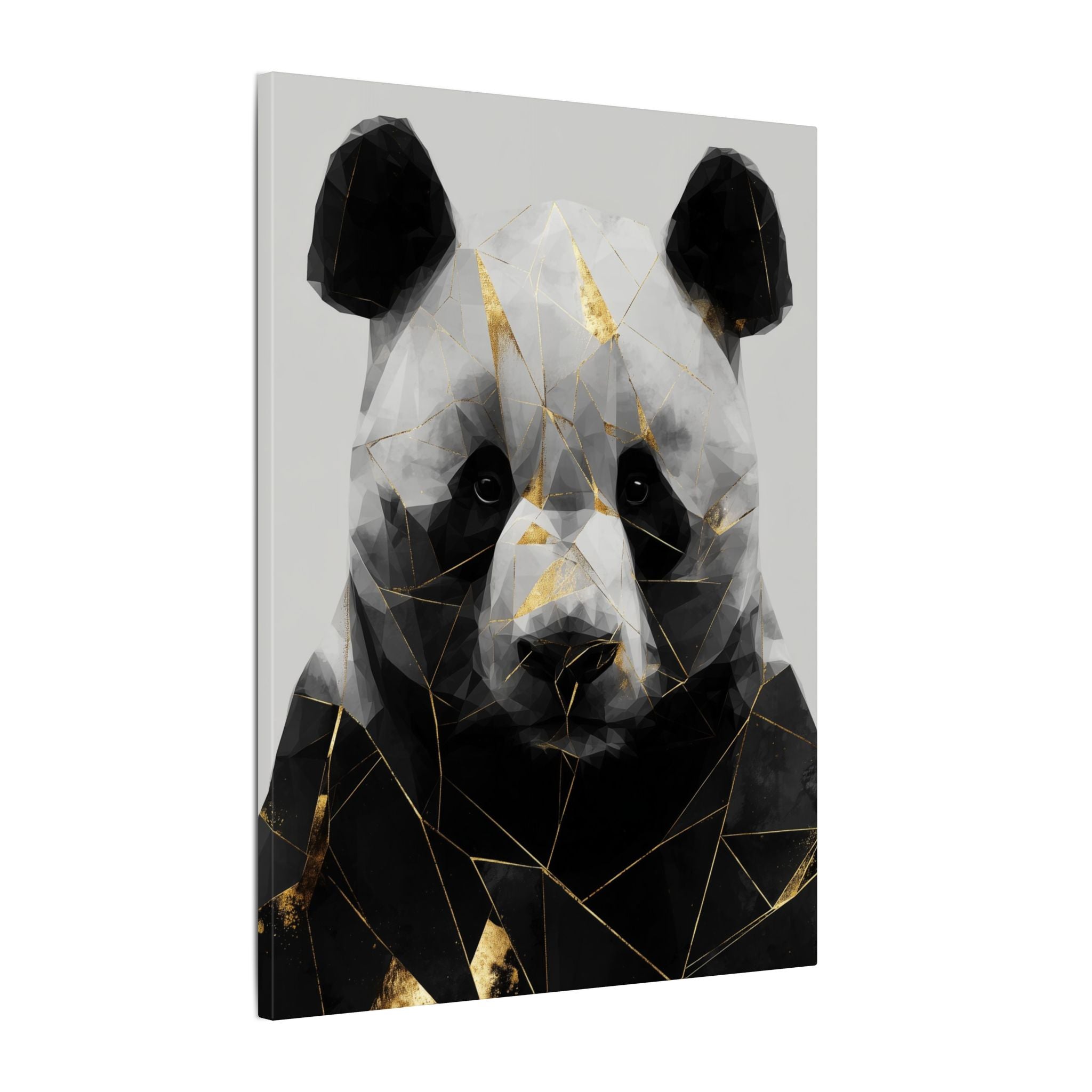 Fractal Panda: Geometric Wildlife Art, Polygonal Portrait, Modern Digital Design   |  Personalized & Custom Orders Available