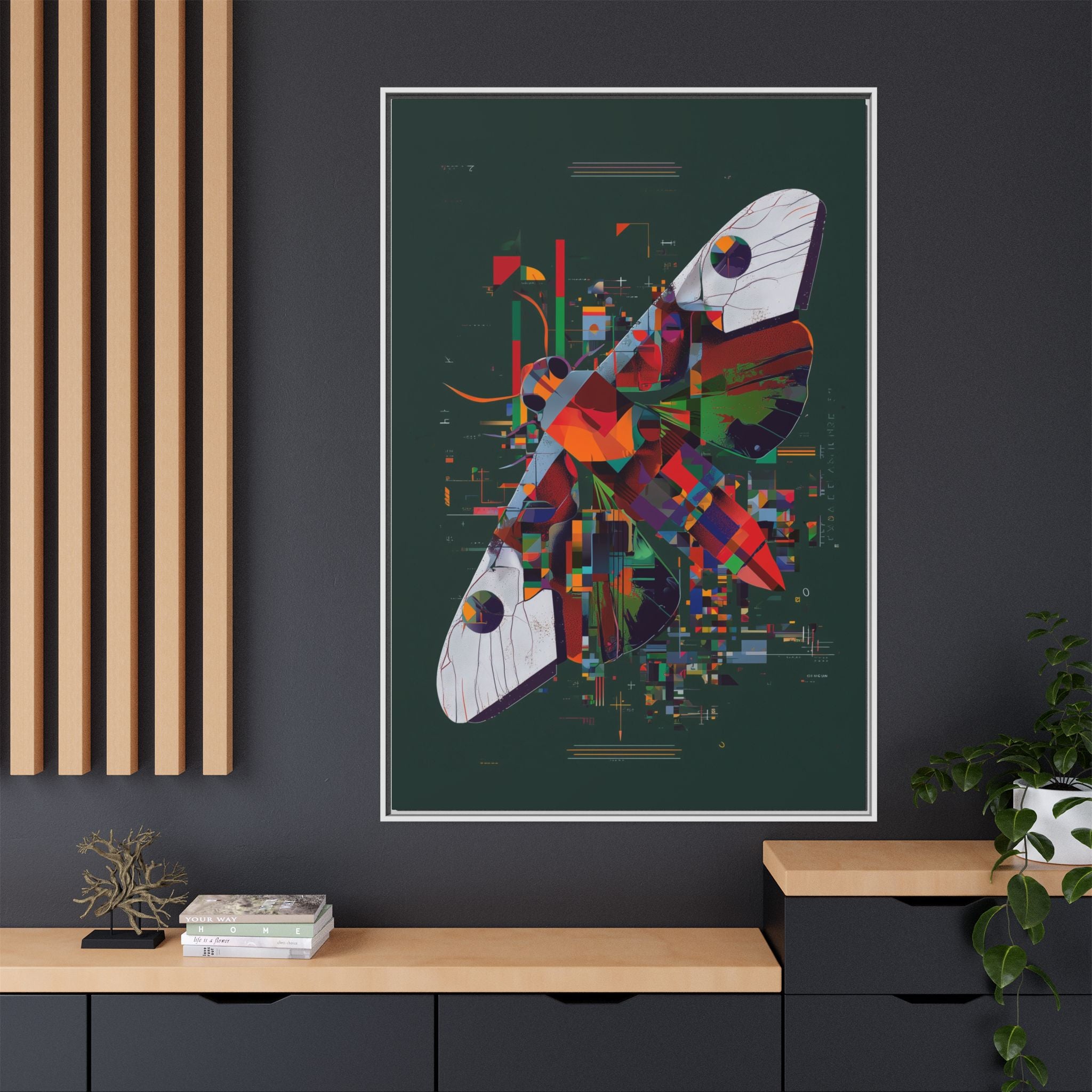 Butterfly Deconstruction: Geometric Digital Art, Pixelated Abstract Butterfly Wings   |    Custom Orders Available