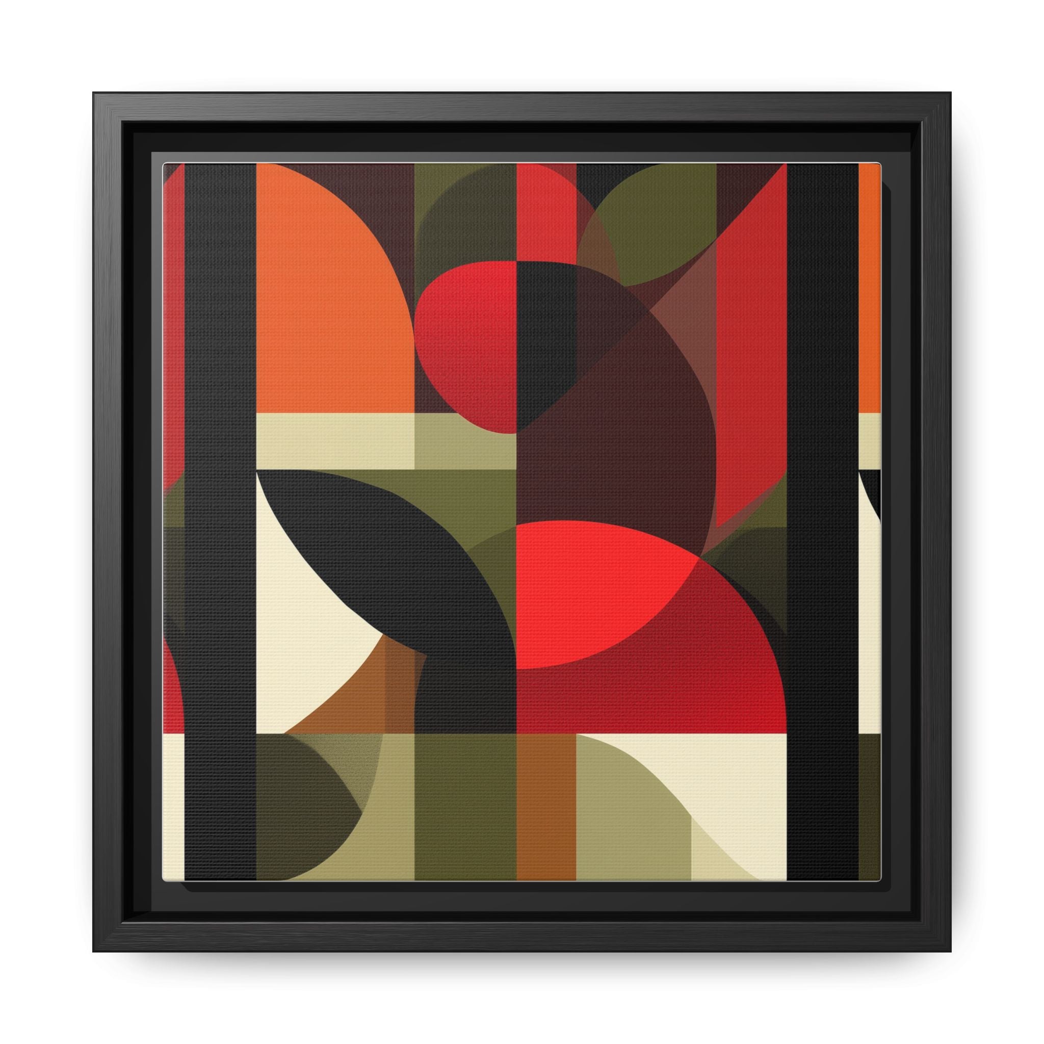 Geometric Fusion: Modern Abstract Composition, Cubist Color Blocks, Architectural Form Harmony   |   Custom Orders Accepted