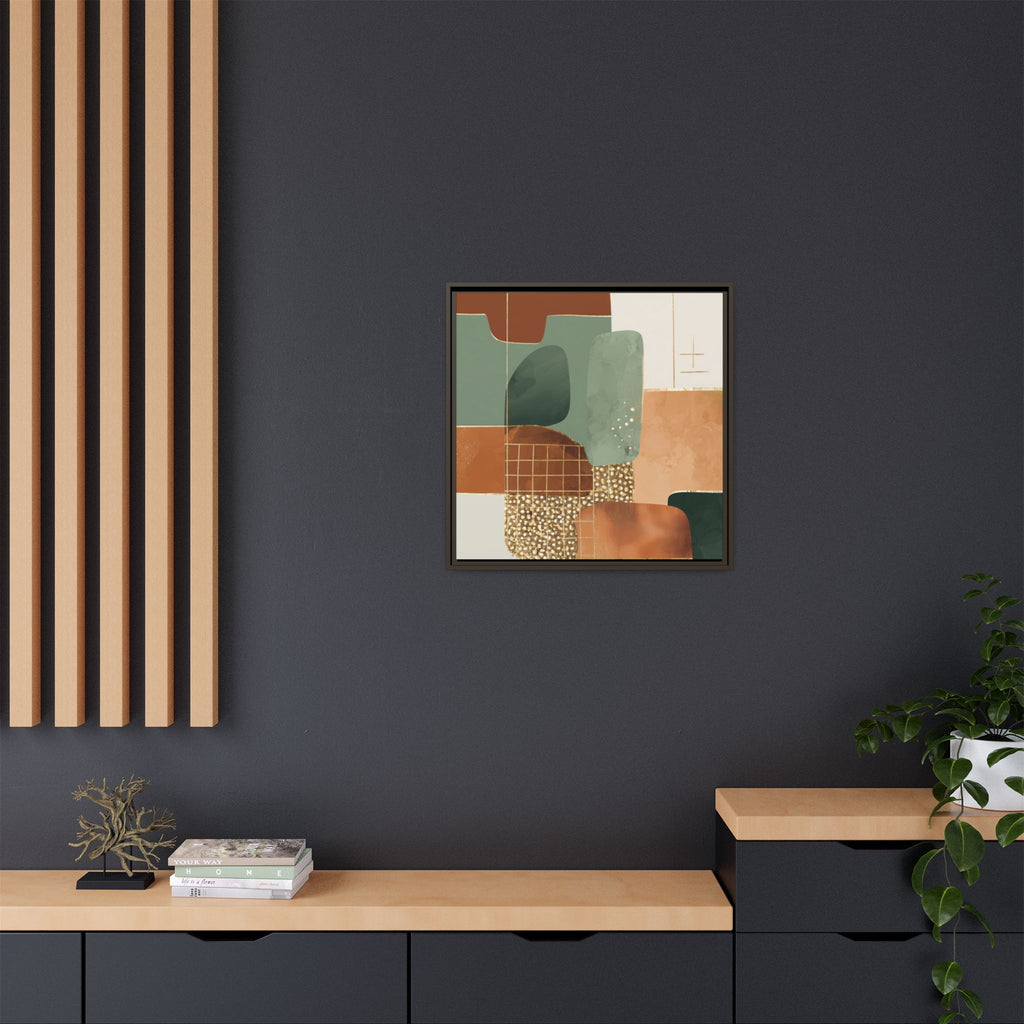 Geometric Harmony: Abstract Minimalist Art, Mid-Century Modern Design, Organic Shapes Composition   |   Custom Orders Accepted
