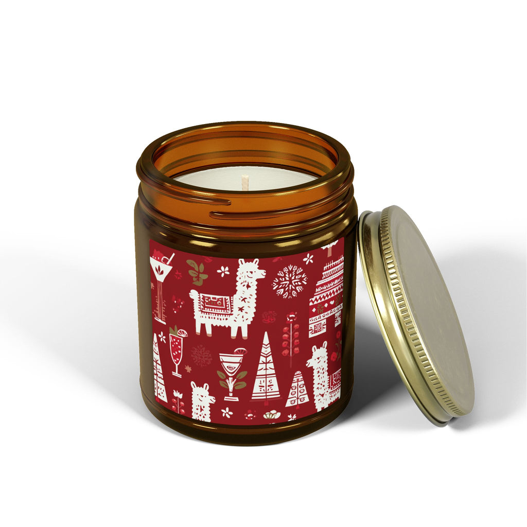 Christmas Scented Candles - Merry Christmas Design, Perfect for Holiday Decor, Gifts, Parties, Cozy Atmosphere, Aromatherapy