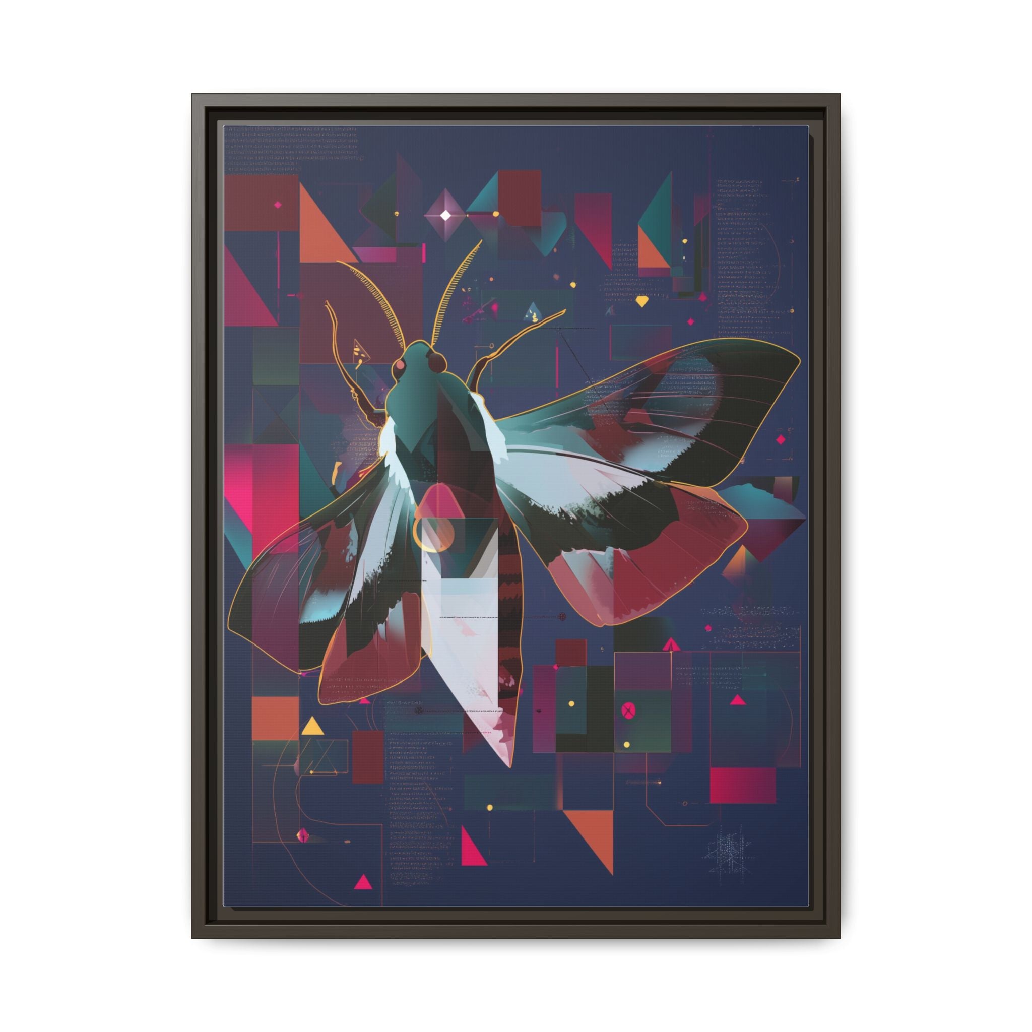 Digital Metamorphosis: Geometric Butterfly, Technological Nature   |    Custom Orders Available