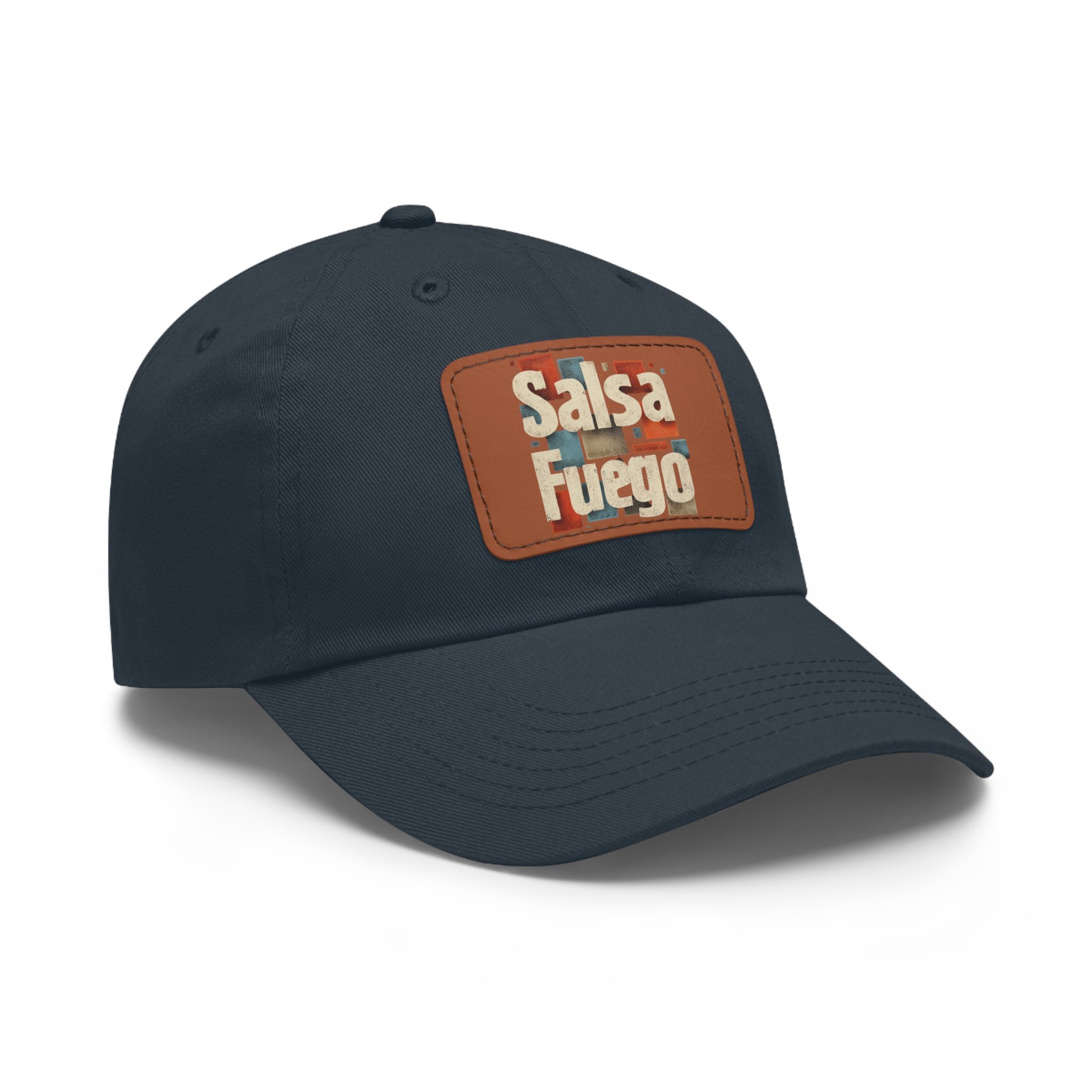 Salsa Fuego Geometric Dad Hat with Leather Patch (Rectangle)