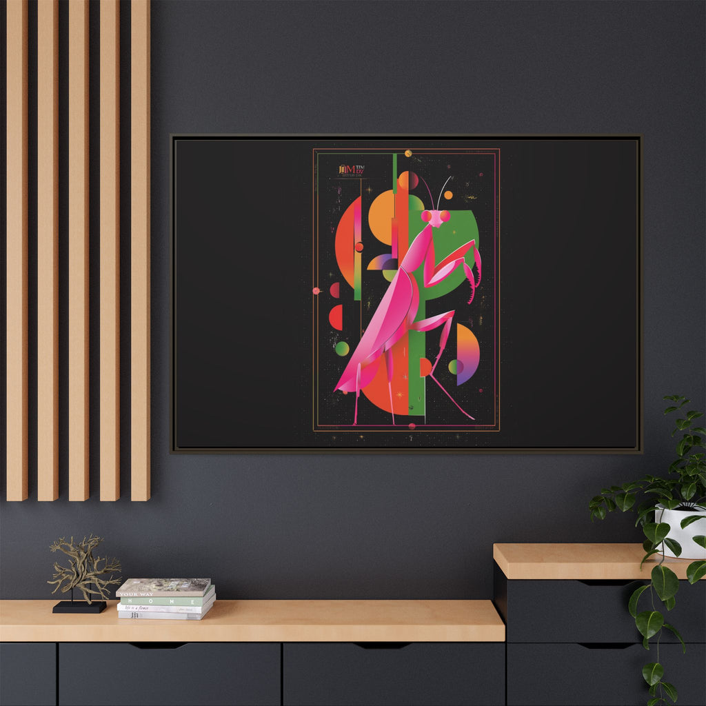 Celestial Mantis: Cubist Geometry, Cosmic Insect Portrait   |    Custom Orders Available