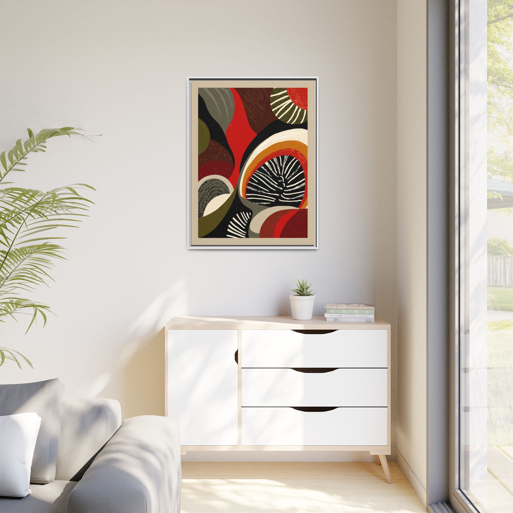 Geometric Rhythm: Abstract Composition, Mid-Century Modern Art, Radial Design Inspiration   |   Custom Orders Accepted
