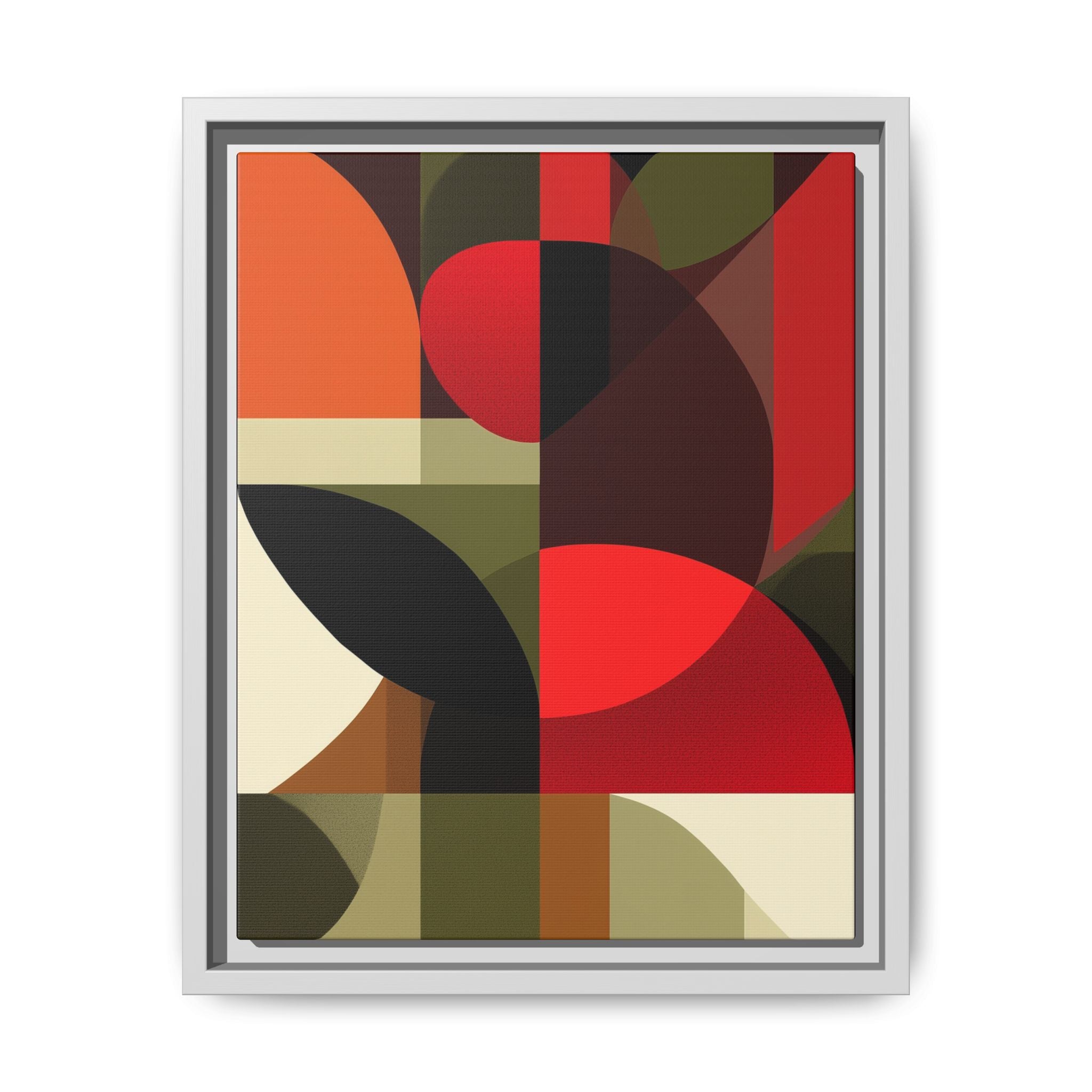 Geometric Fusion: Modern Abstract Composition, Cubist Color Blocks, Architectural Form Harmony   |   Custom Orders Accepted