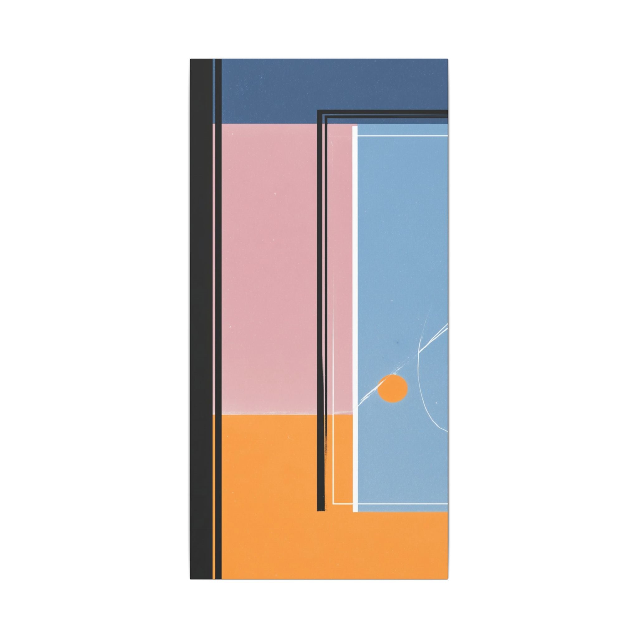 Geometric Harmony: Abstract Minimalist Composition, Modernist Color Fields, Constructivist Design Principles   |   Custom Orders Accepted