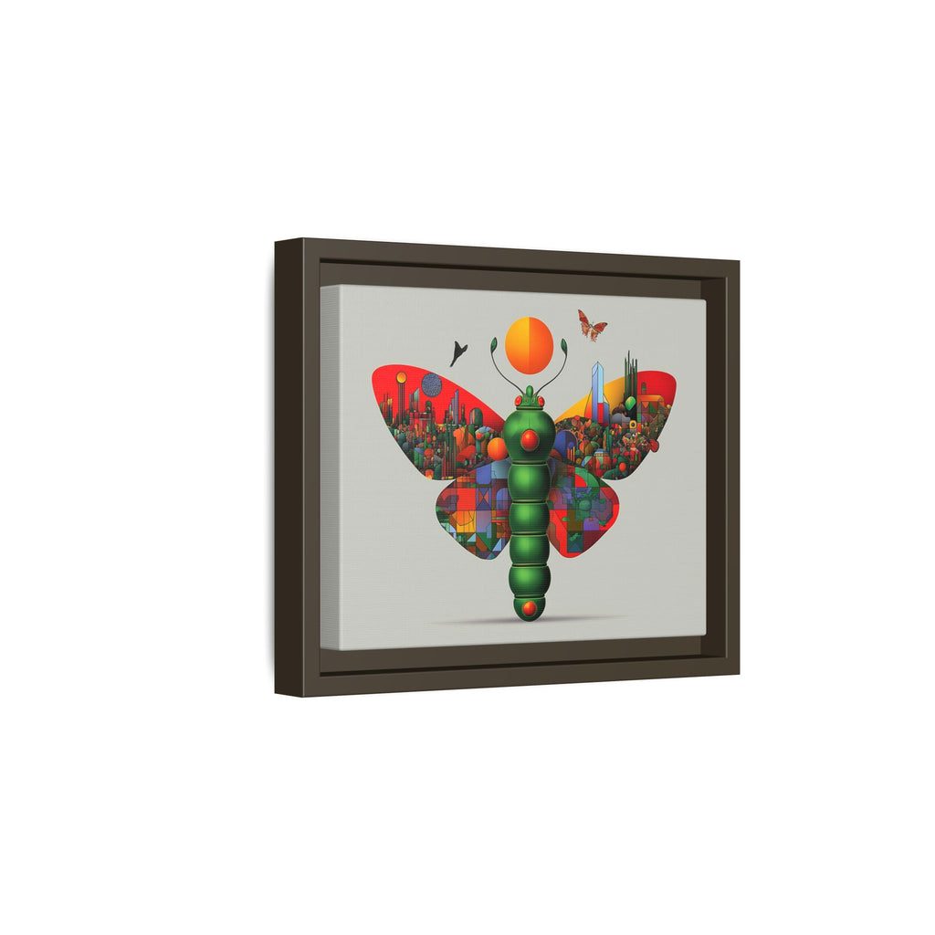 Urban Metamorphosis: Geometric Butterfly Cityscape, Cubist Digital Illustration   |    Custom Orders Available