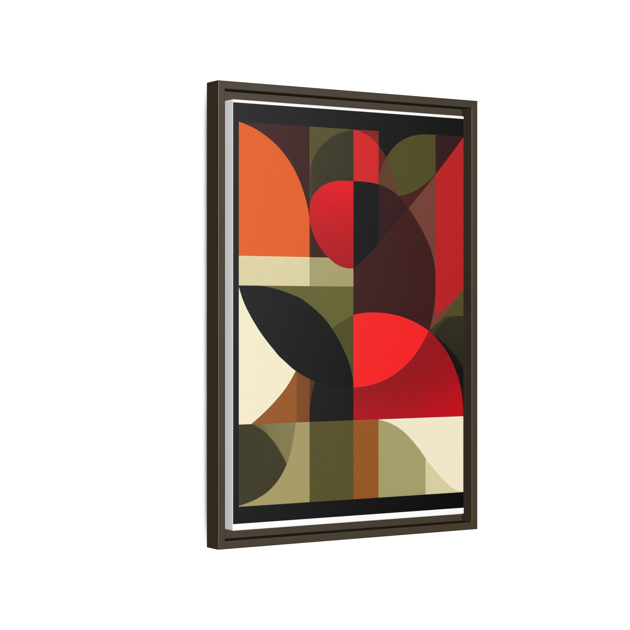 Geometric Fusion: Modern Abstract Composition, Cubist Color Blocks, Architectural Form Harmony   |   Custom Orders Accepted