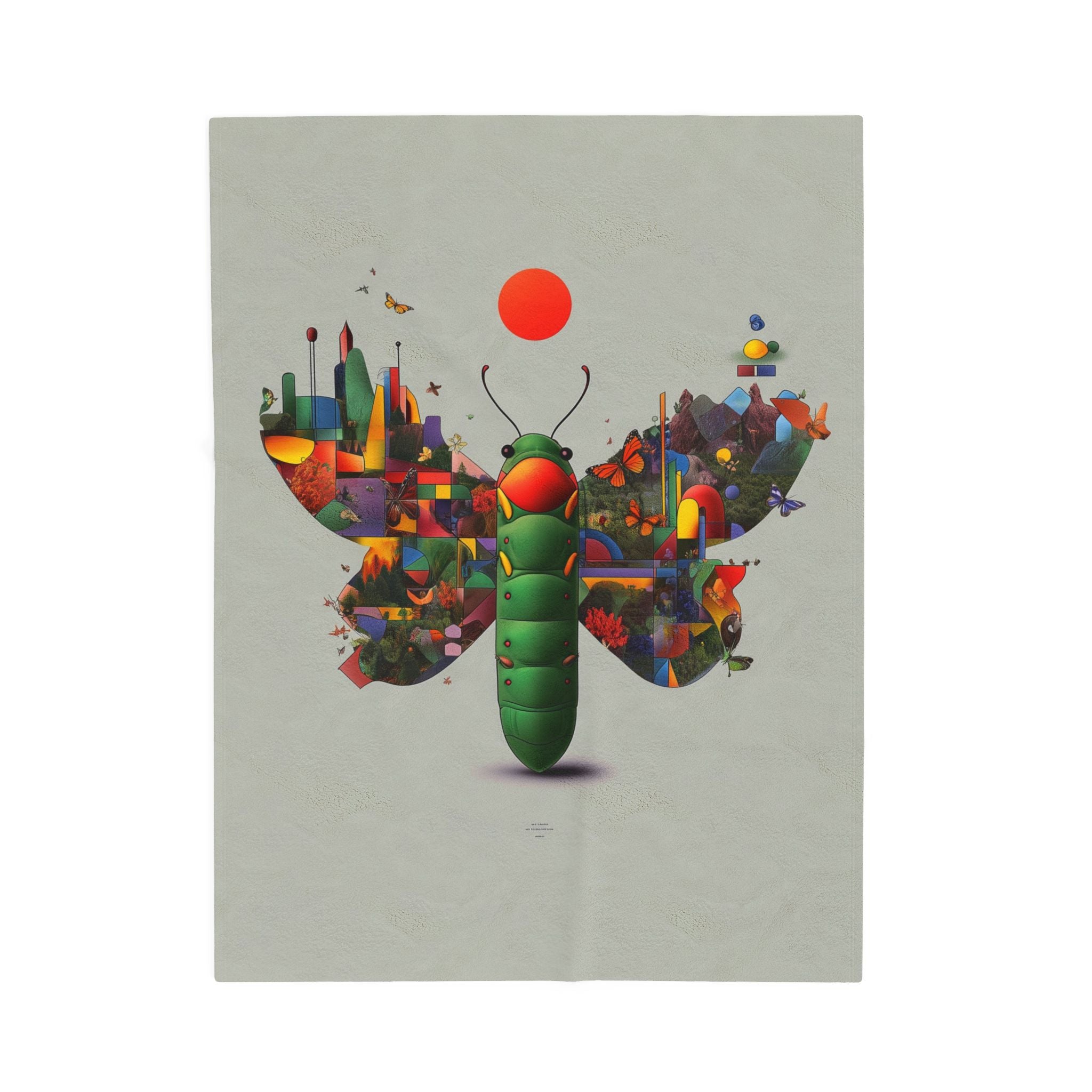 Metamorphosis of Geometry: Landscape Butterfly Transformation, Digital Insect Abstraction   |    Custom Orders Available