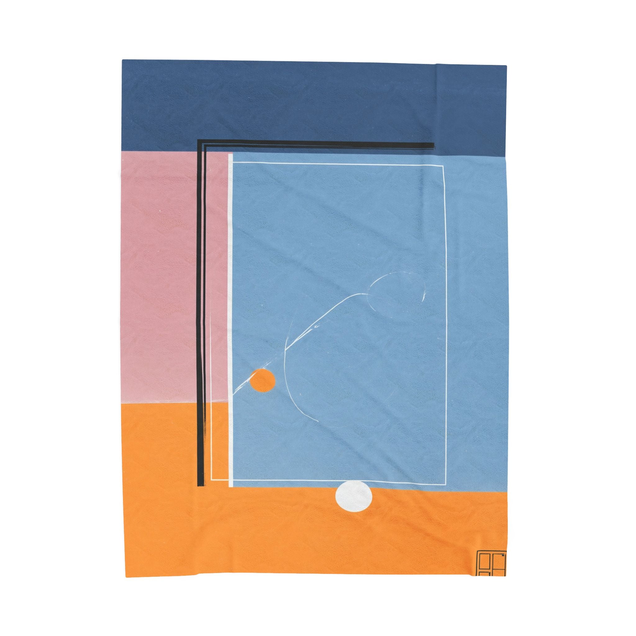 Geometric Harmony: Abstract Color Blocks, Minimalist Constructivist Design   |    Custom Orders Available