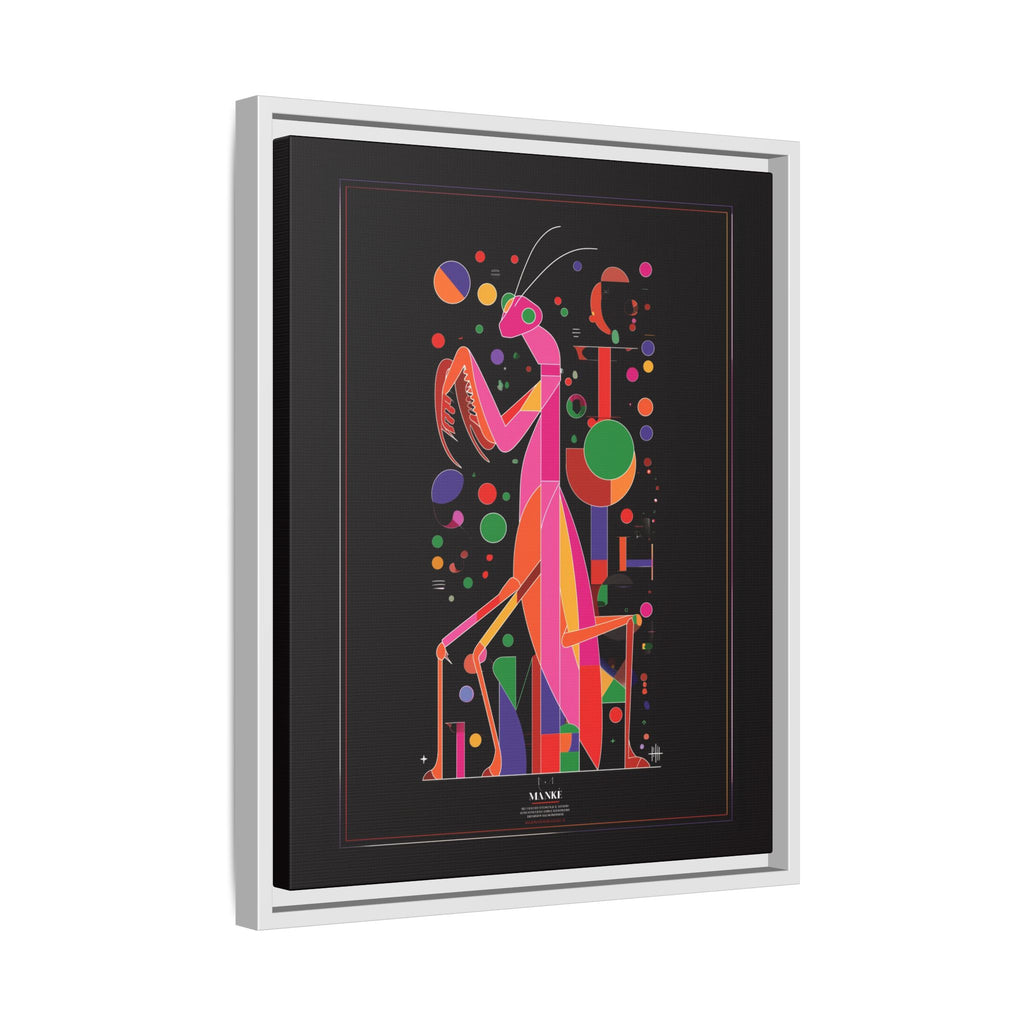 MANKE: Geometric Praying Mantis, Cubist Color Block Design   |    Custom Orders Available