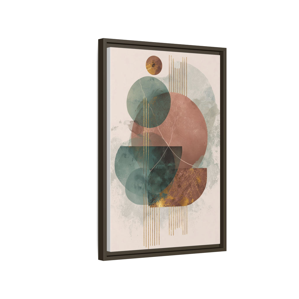 Translucent Geometries: Abstract Circles, Mid-Century Minimalism, Watercolor Layers   |   Custom Orders Accepted