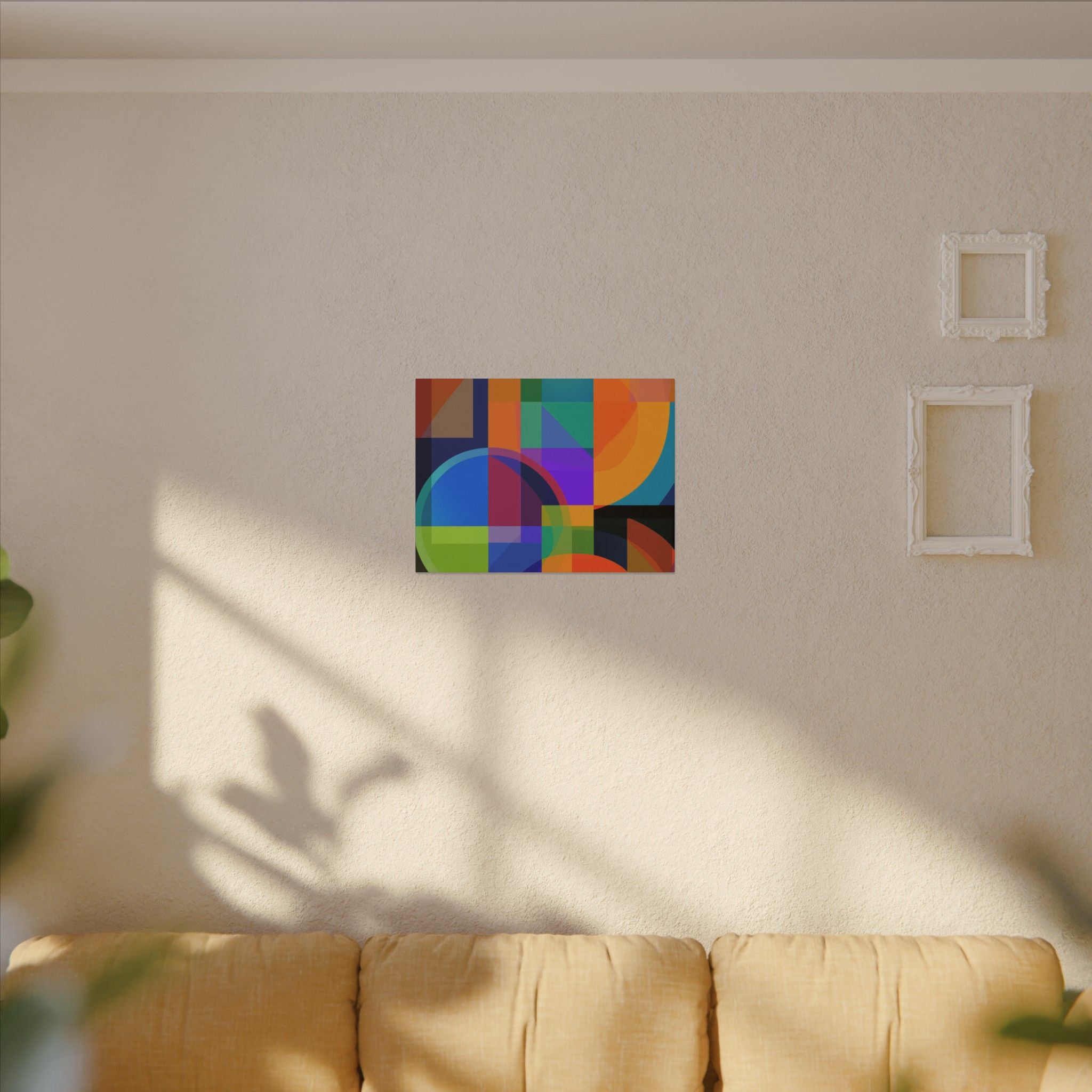 Geometric Intersections: Cubist Color Dynamics, Abstract Constructivist Design, Layered Chromatic Composition   |   Custom Orders Accepted