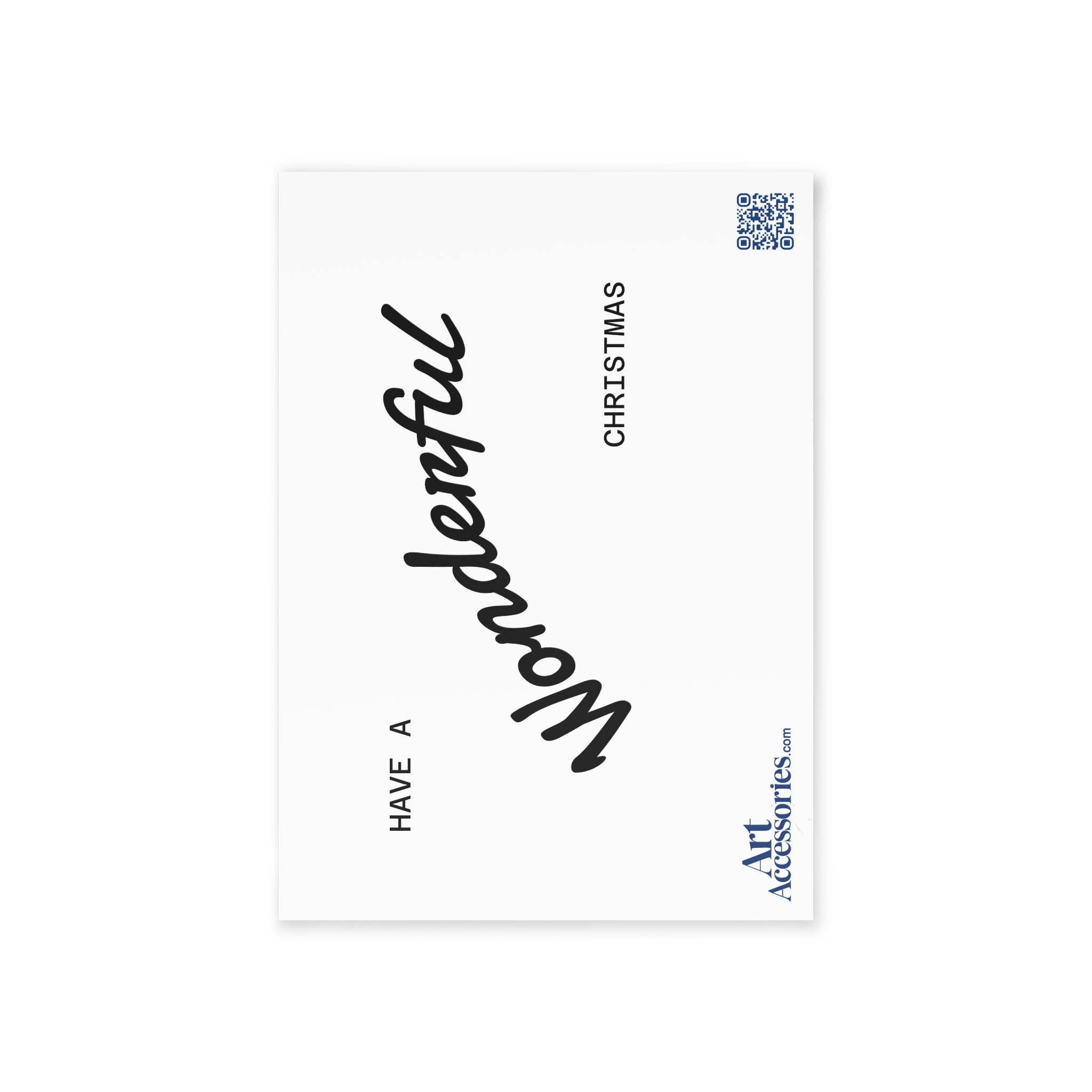 Traditional Christmas Two-Sided Holiday Cards with Classy Present Design, Perfect for Christmas Greetings, Festive Seasonal Wishes