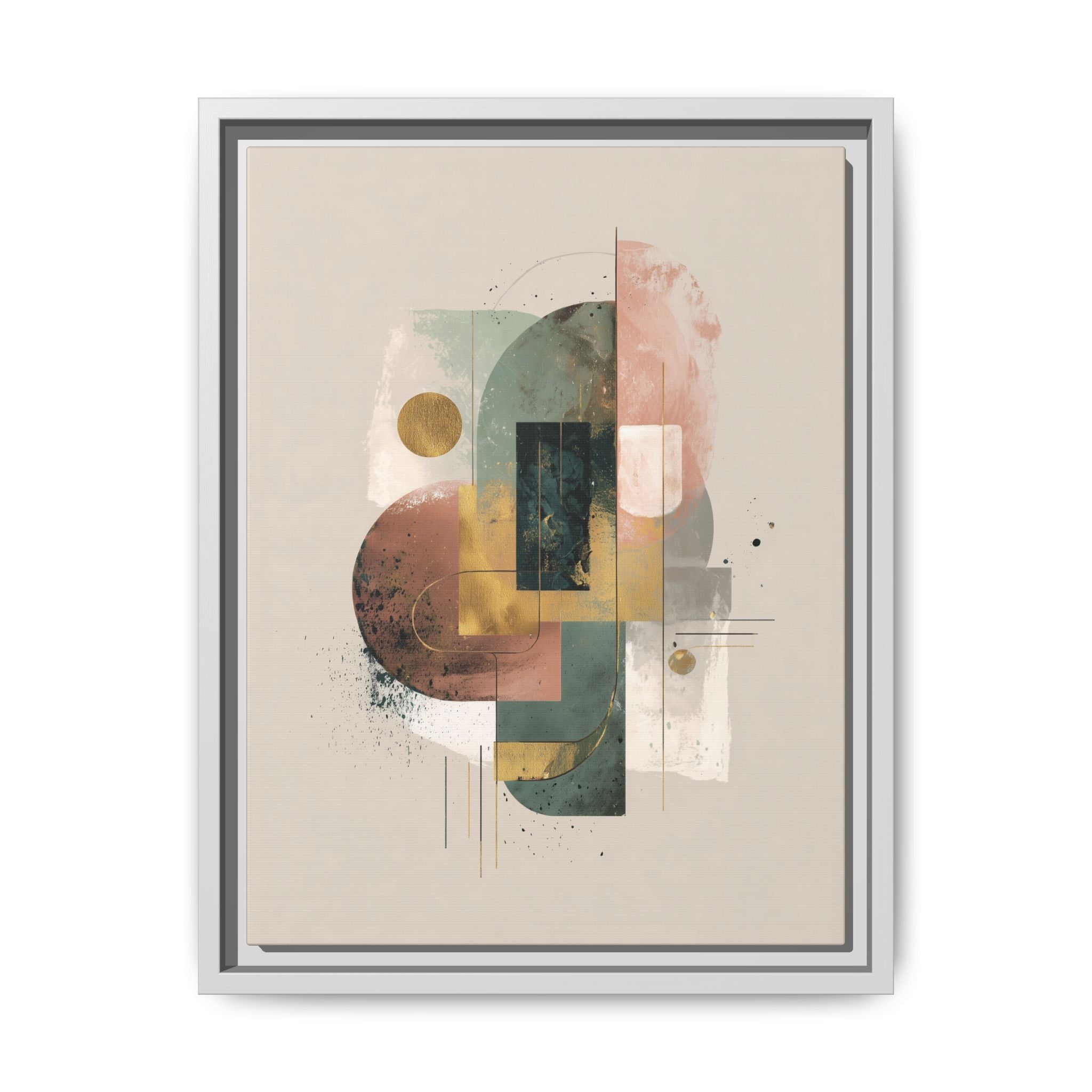 Organic Geometries: Fragmented Forms, Digital Abstract Composition, Layered Minimalist Art   |   Custom Orders Accepted