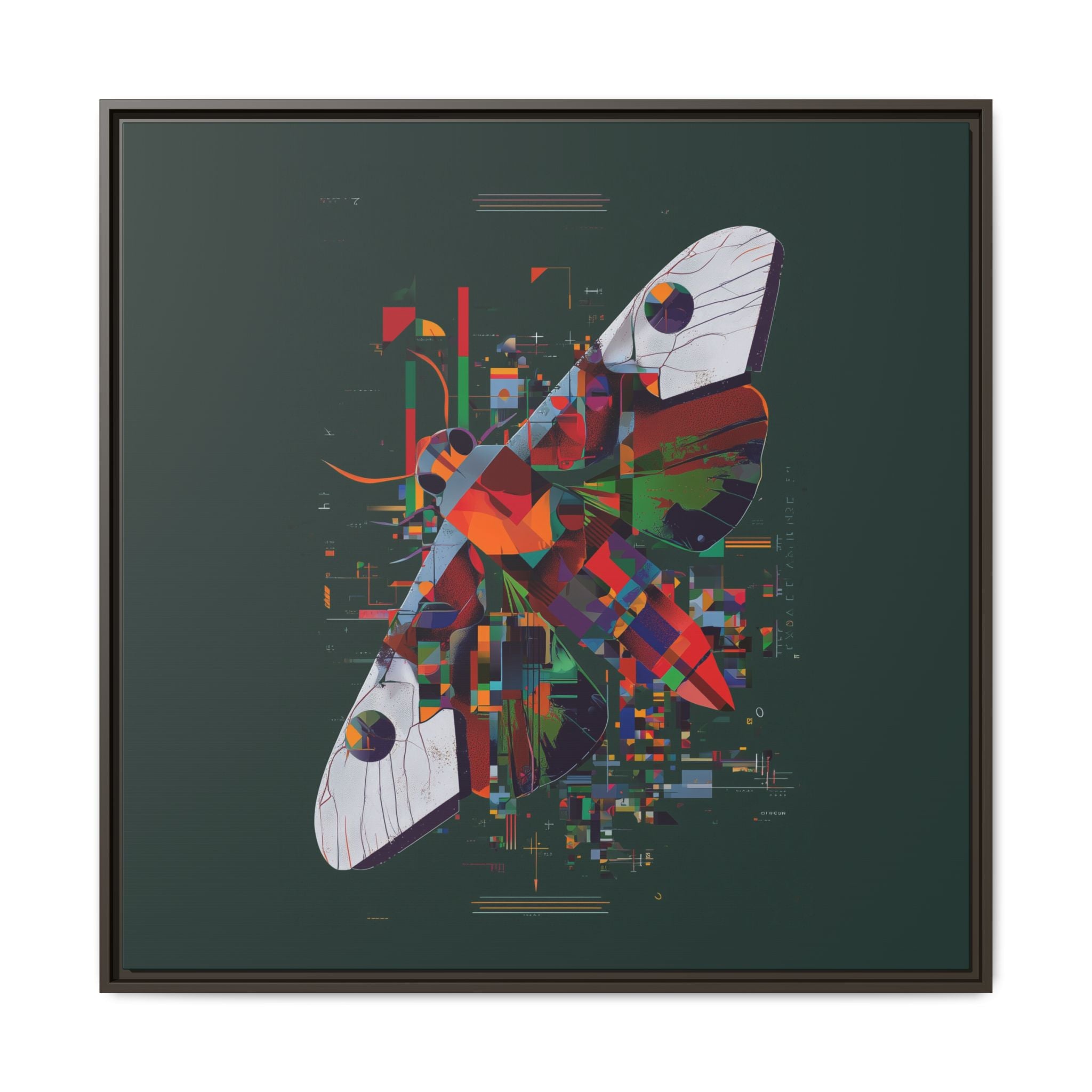 Butterfly Deconstruction: Geometric Digital Art, Pixelated Abstract Butterfly Wings   |    Custom Orders Available