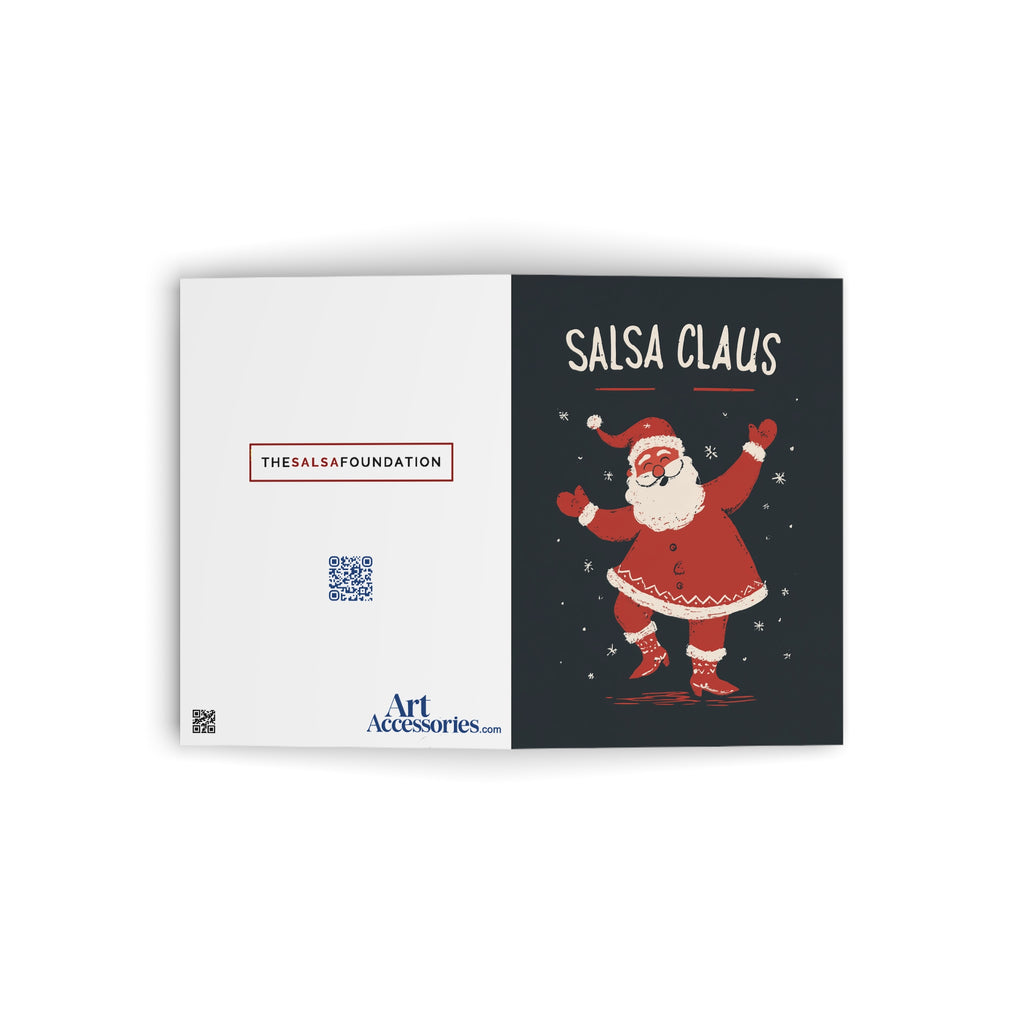 Christmas Salsa Dancing Greeting Card