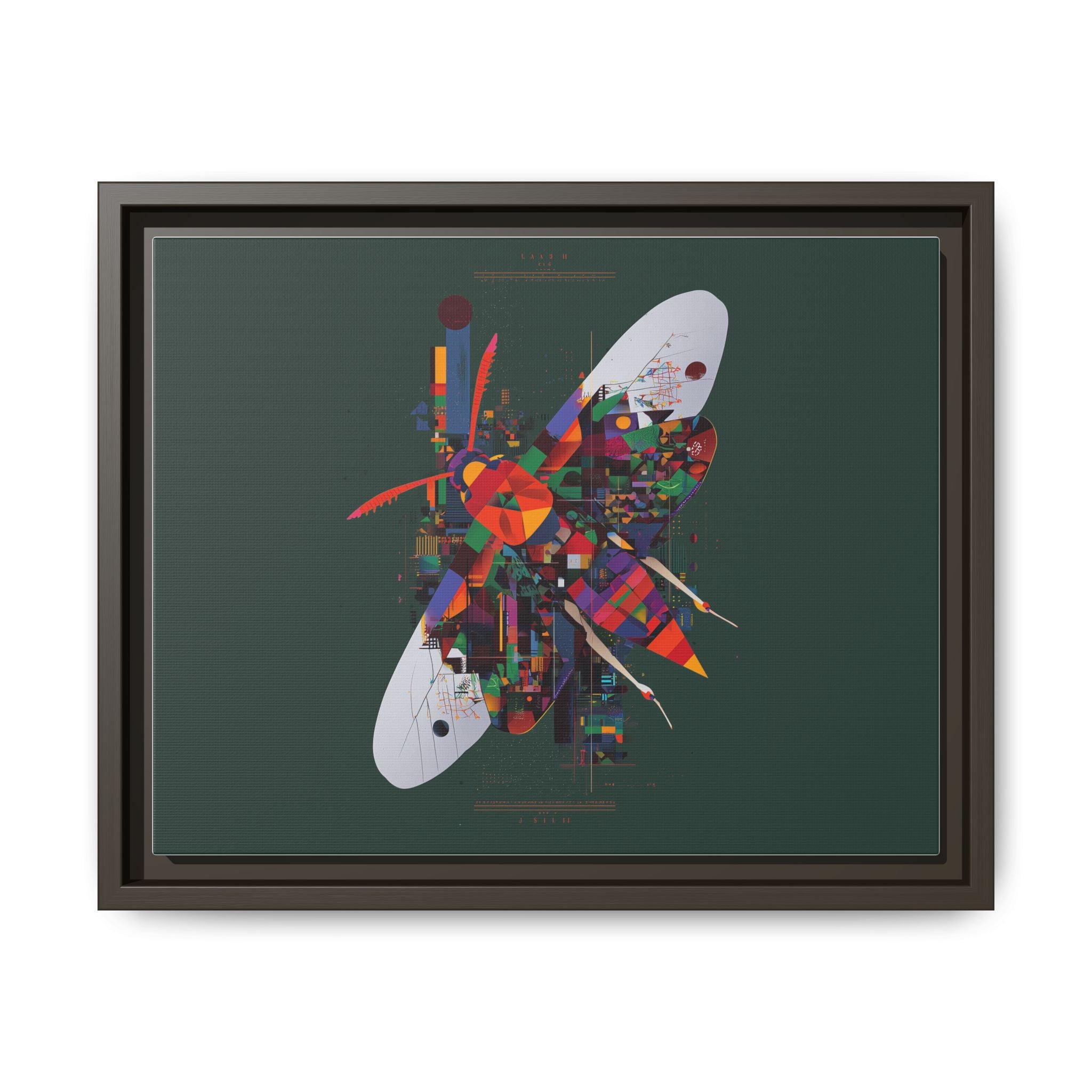 Geometric Butterfly: Digital Abstract Art, Architectural Color Explosion   |    Custom Orders Available