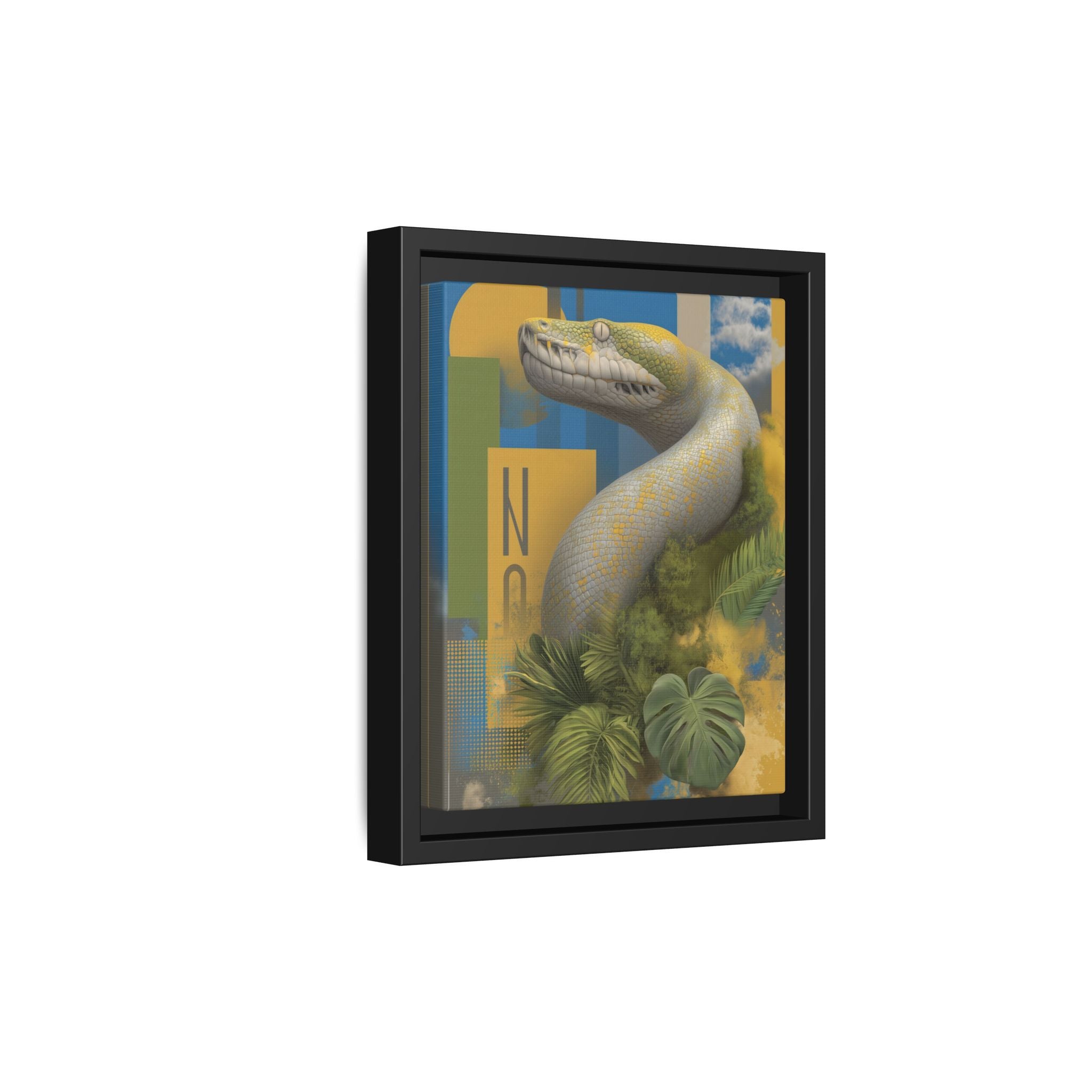 Serpent's Geometry: Tropical Realism, Digital Wildlife Composition   |    Custom Orders Available
