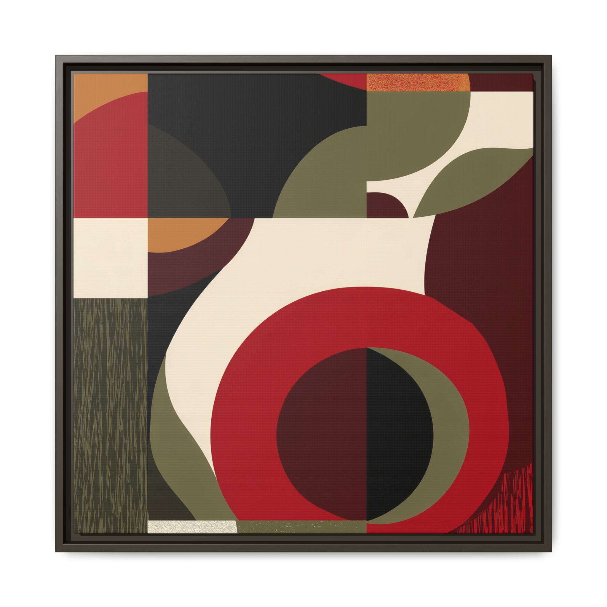 Geometric Intersections: Mid-Century Modern Design, Abstract Architectural Composition, Rhythmic Curved Forms   |   Custom Orders Accepted