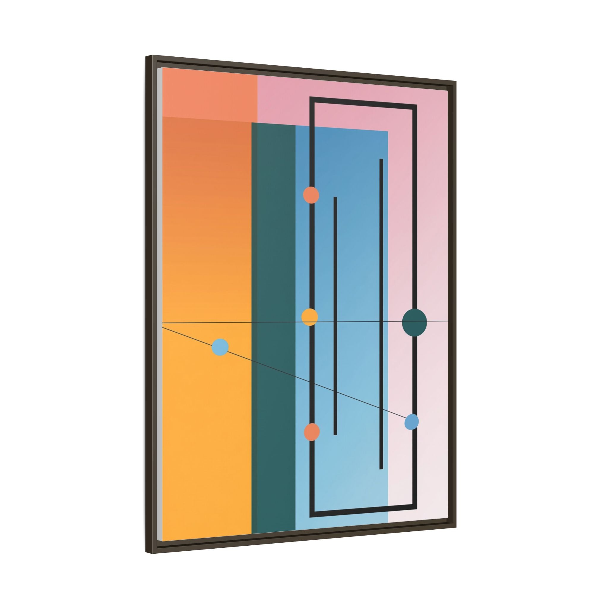 Geometric Harmony: Constructivist Color Planes, Modernist Composition, Abstract Spatial Rhythm   |   Custom Orders Accepted