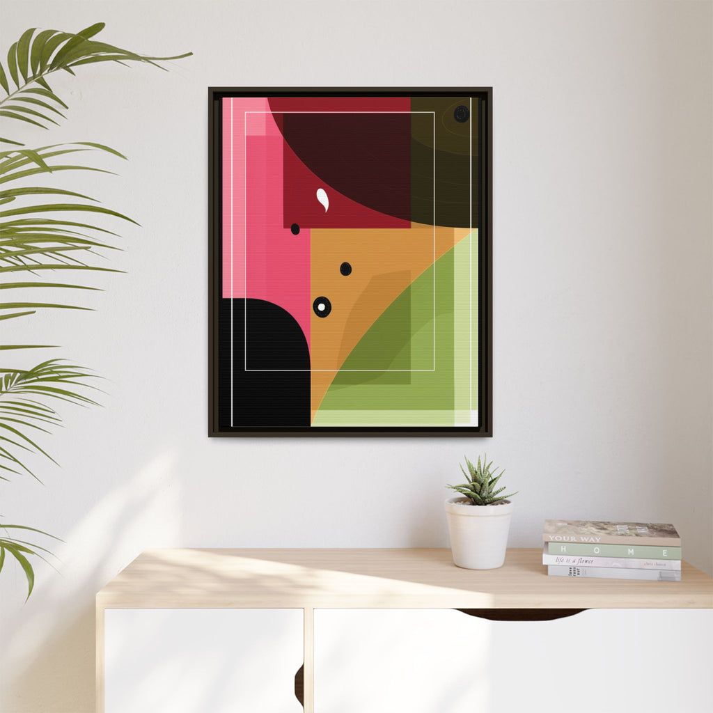 Geometric Convergence: Abstract Modernist Composition, Constructivist Color Blocking, Layered Geometric Design   |   Custom Orders Accepted