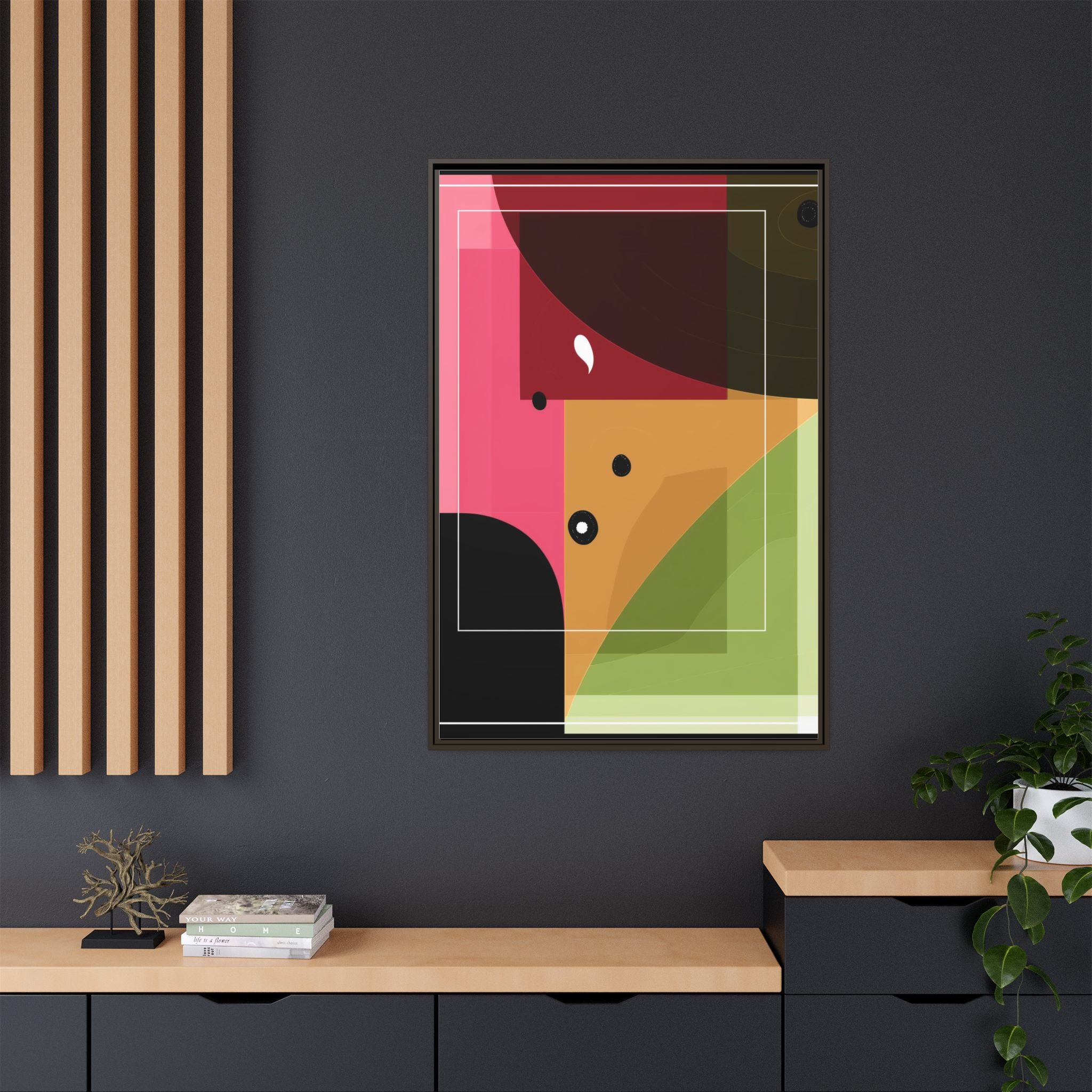 Geometric Convergence: Abstract Modernist Composition, Constructivist Color Blocking, Layered Geometric Design   |   Custom Orders Accepted