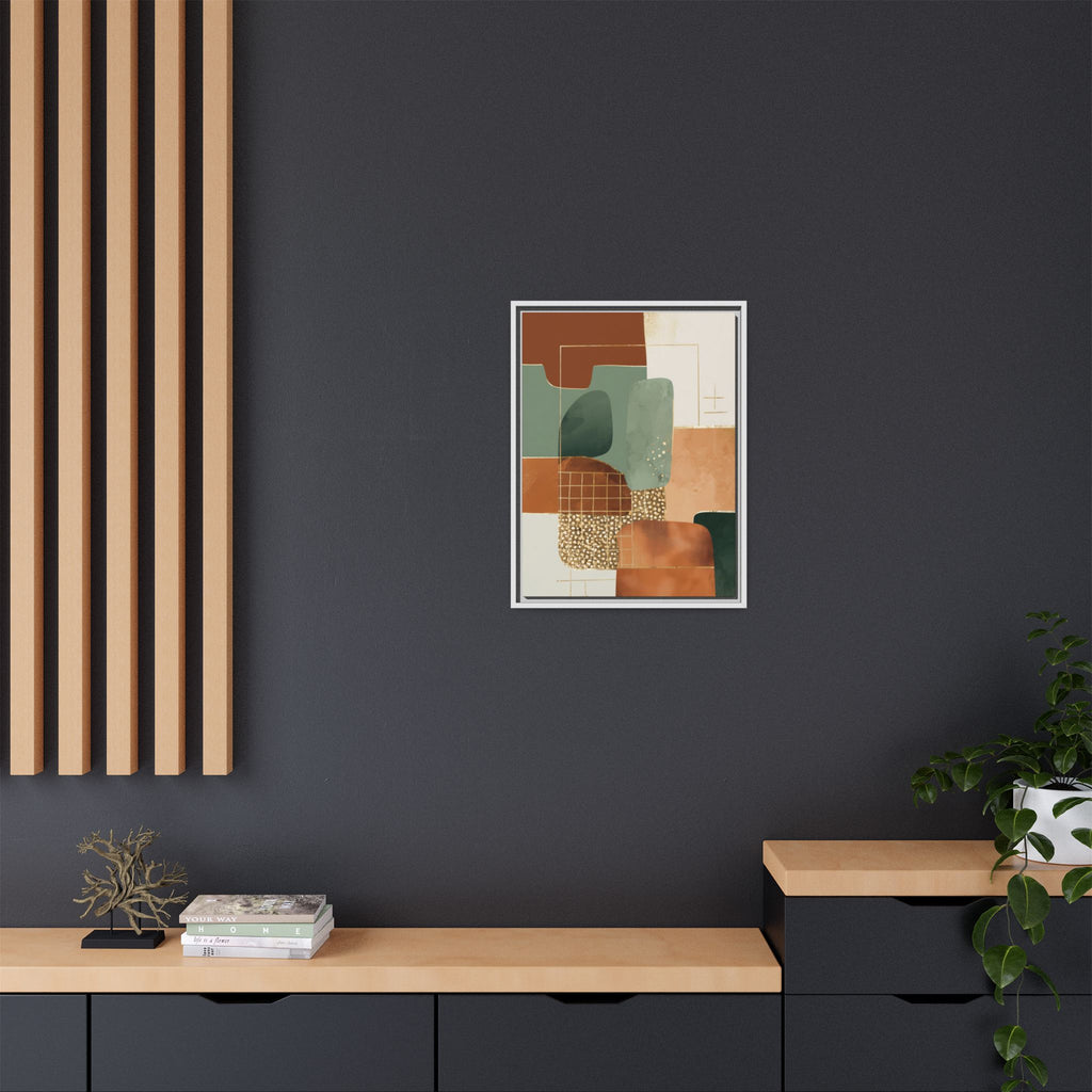 Geometric Harmony: Abstract Minimalist Art, Mid-Century Modern Design, Organic Shapes Composition   |   Custom Orders Accepted