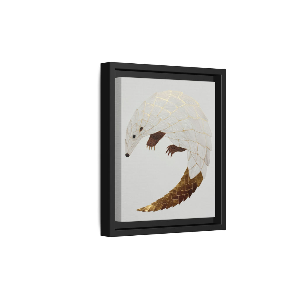 Geometric Hedgehog: Minimalist Wildlife Illustration, Layered Metallic Geometric Art   |    Custom Orders Available