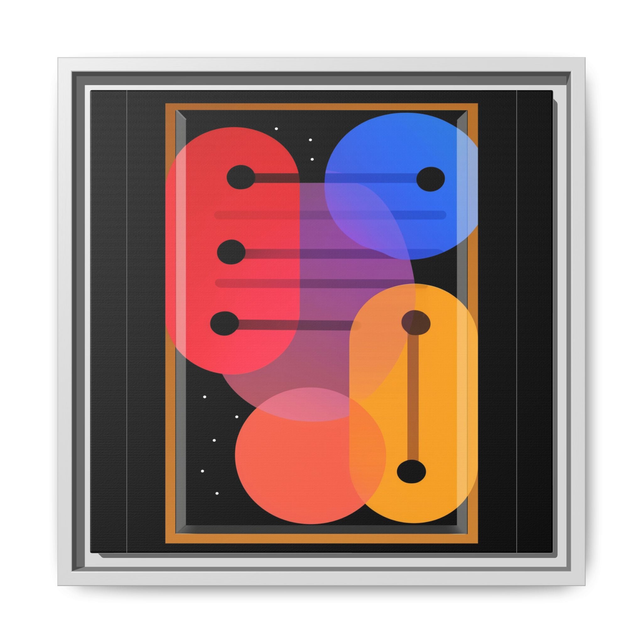 Celestial Geometry: Organic Shapes in Motion, Digital Abstract Composition, Vibrant Color Intersections   |   Custom Orders Accepted