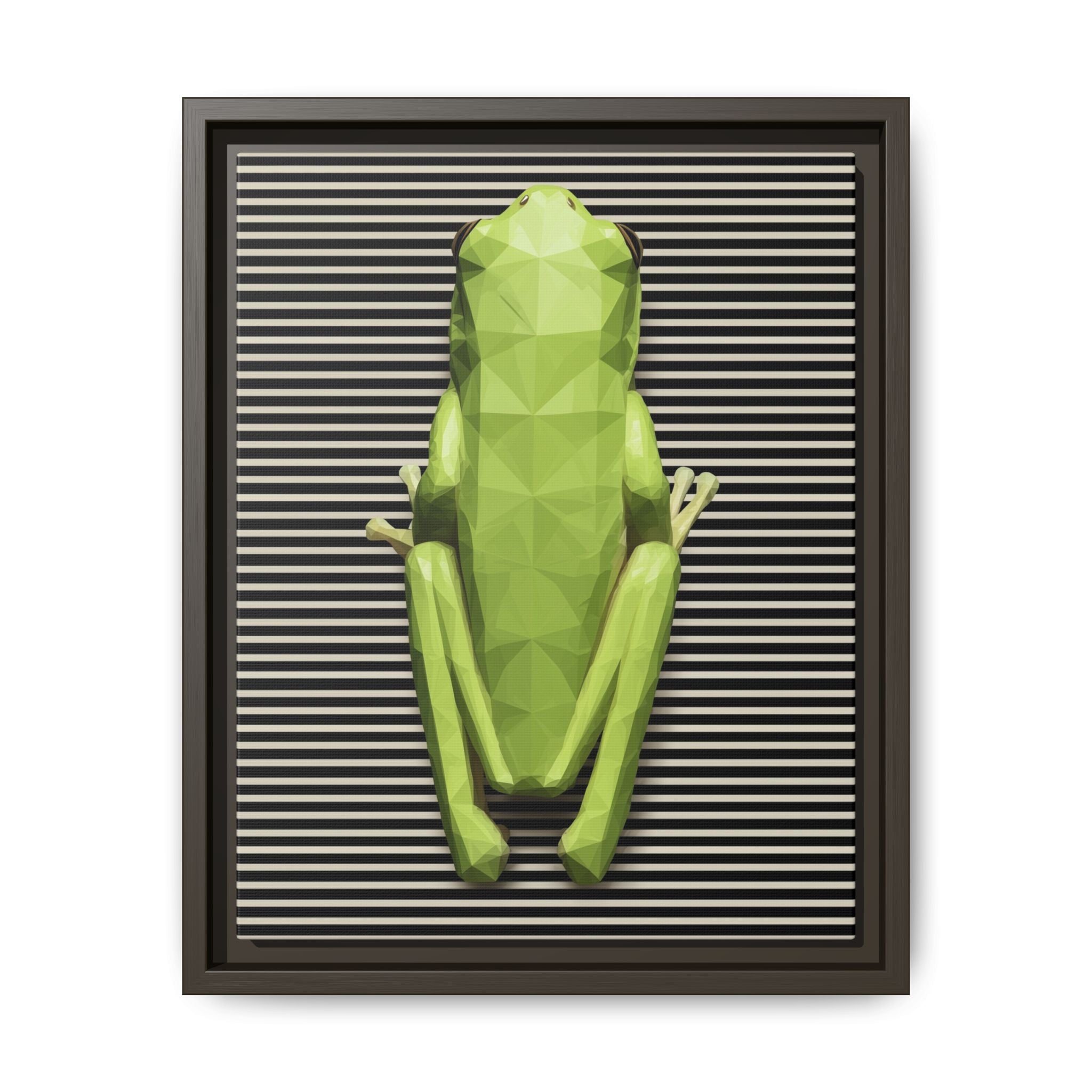 Geometric Amphibian: Low-Poly Frog Design, Digital Art Minimalism   |  Personalized & Custom Orders Available