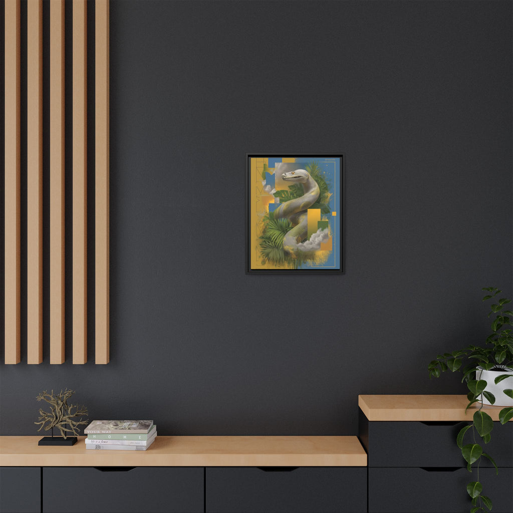 Serpent of Surreal Geometries: Tropical Hyperrealism, Digital Snake Illustration   |    Custom Orders Available