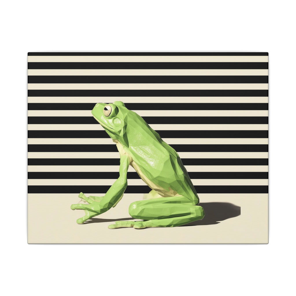 Geometric Frog: Low-Poly Wildlife Art, Modern Minimalist Design   |    Custom Orders Available