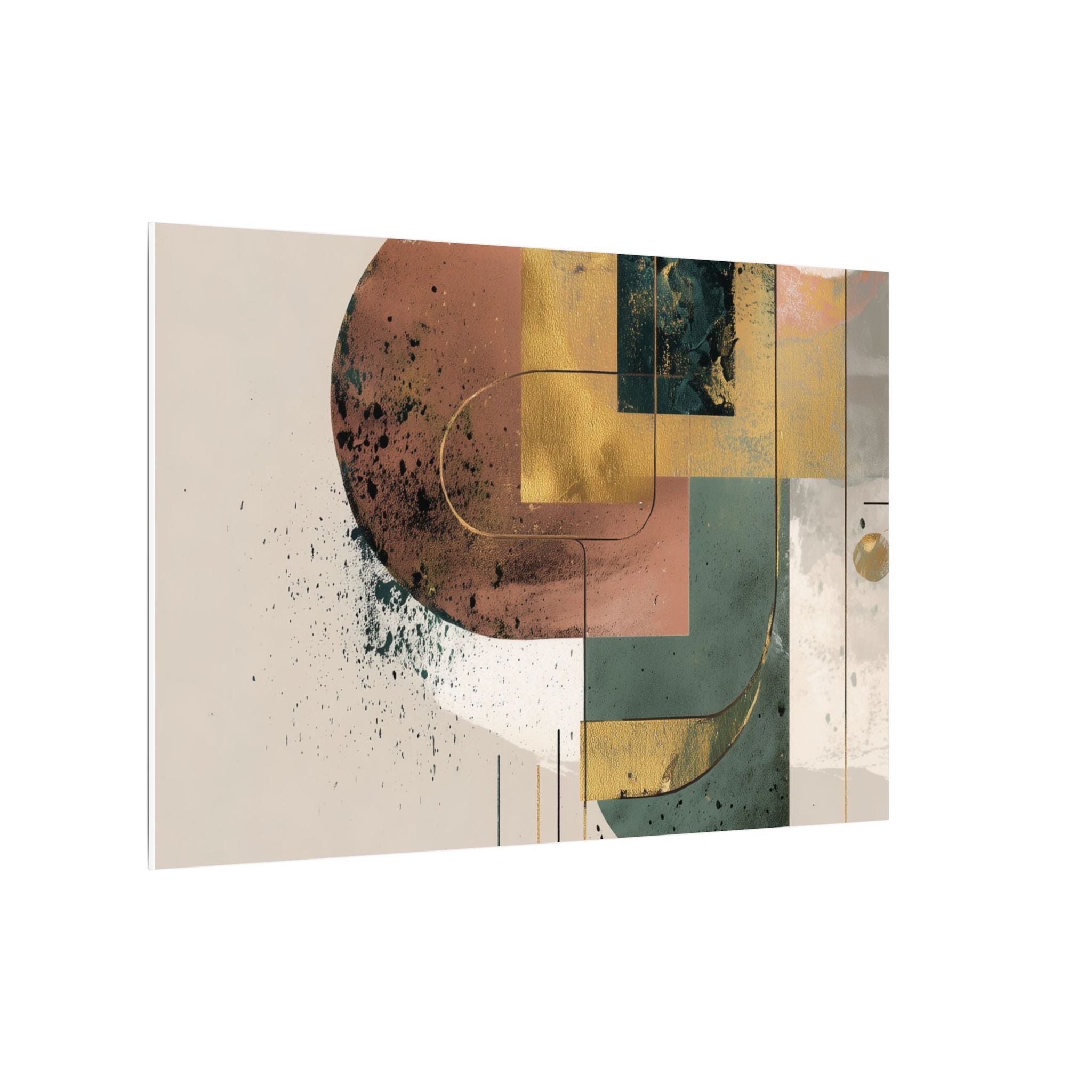 Geometric Harmony: Abstract Composition, Modernist Minimalism, Ethereal Design Layers   |   Custom Orders Accepted