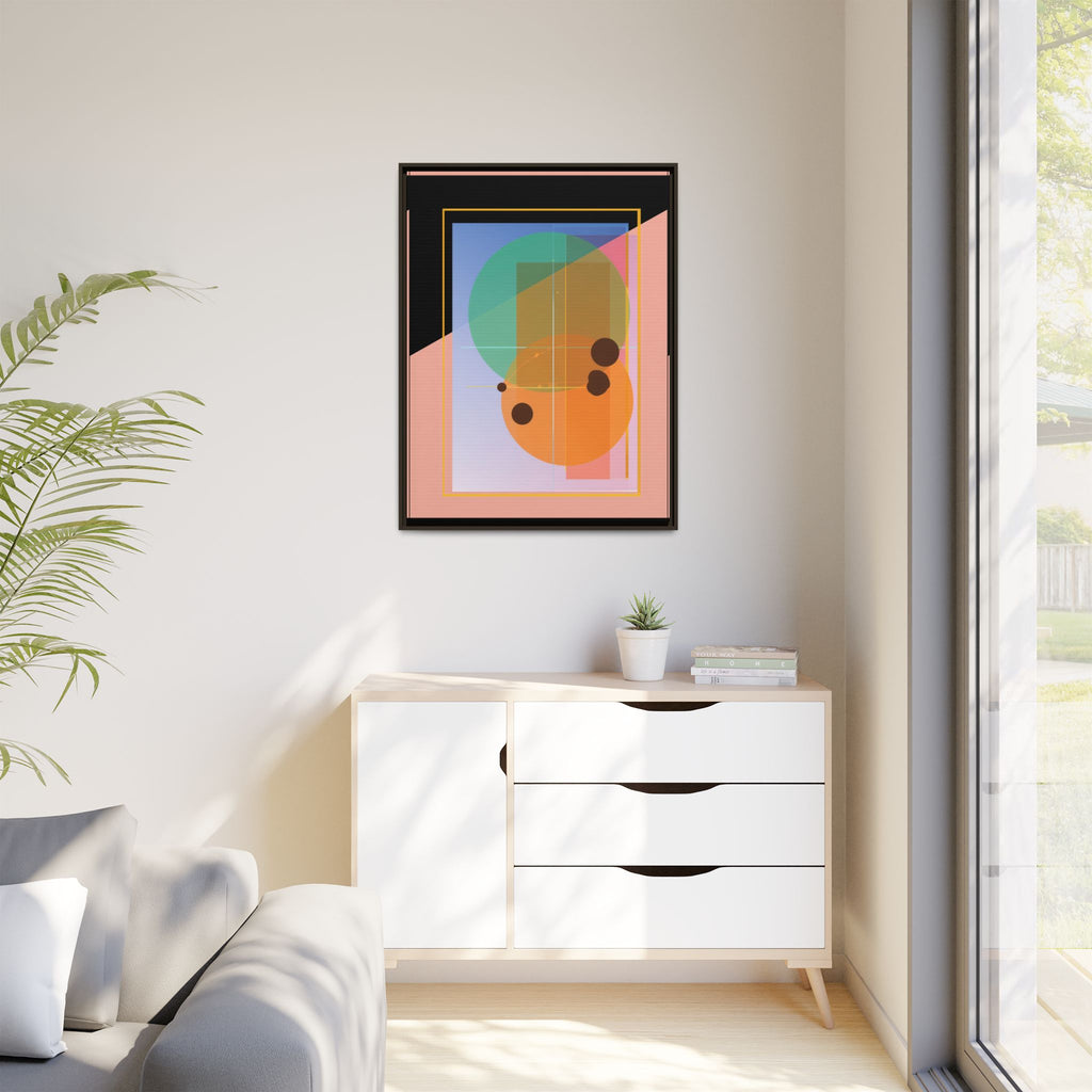 Geometric Harmony: Abstract Composition, Overlapping Shapes, Precision Design   |   Custom Orders Accepted