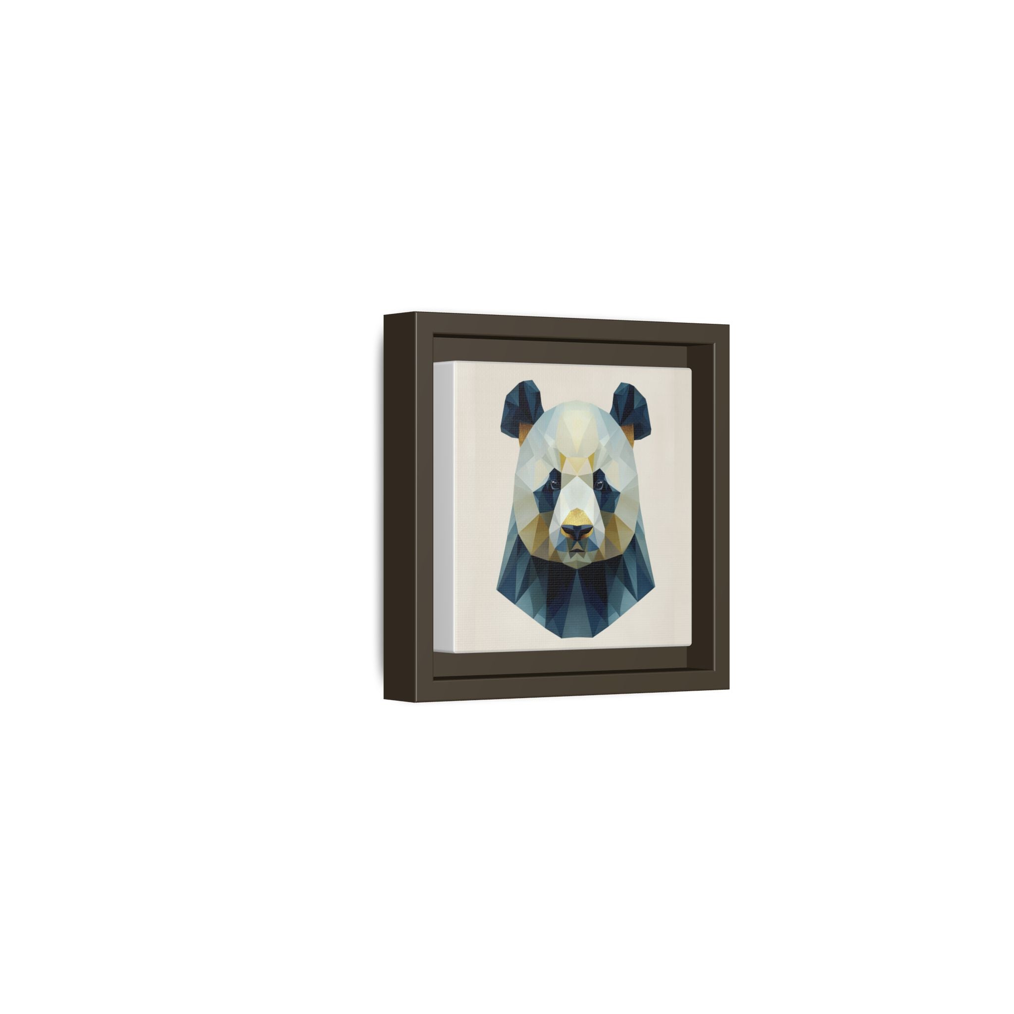 Geometric Panda Prism: Low-Poly Digital Wildlife Art, Minimalist Triangular Design   |  Personalized & Custom Orders Available