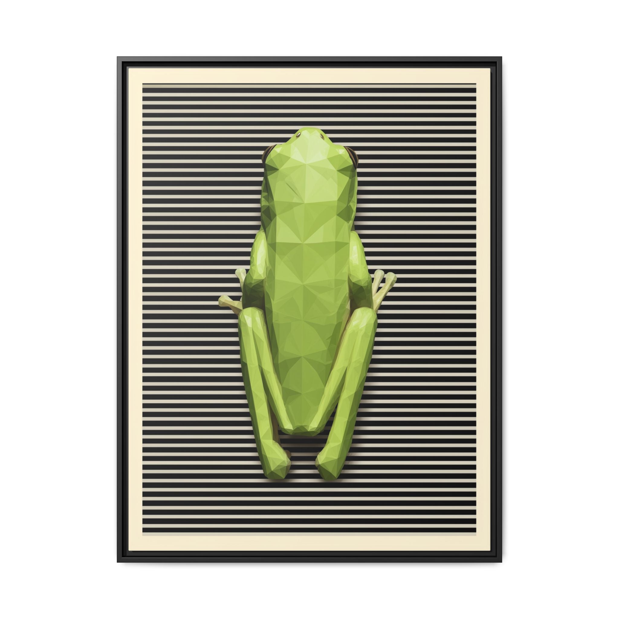 Geometric Amphibian: Low-Poly Frog Design, Digital Art Minimalism   |  Personalized & Custom Orders Available