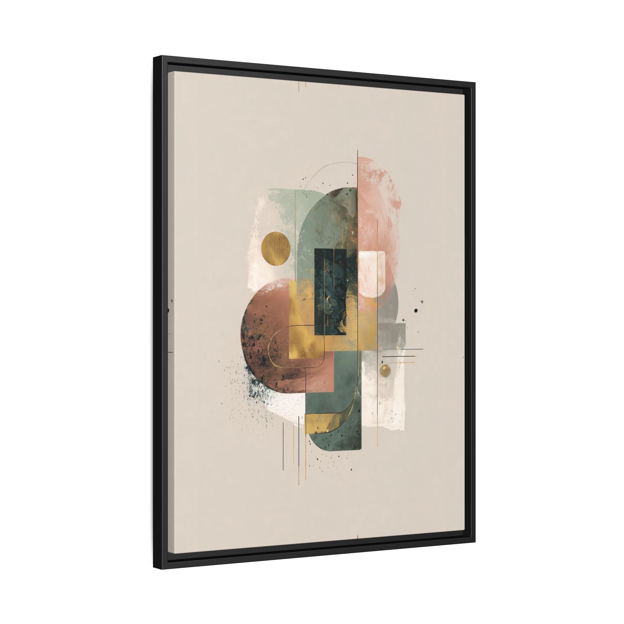 Organic Geometries: Fragmented Forms, Digital Abstract Composition, Layered Minimalist Art   |   Custom Orders Accepted