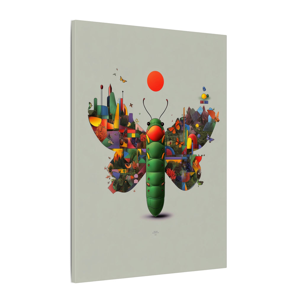 Metamorphosis of Geometry: Cubist Insect Symphony, Digital Nature Fragmentation   |    Custom Orders Available