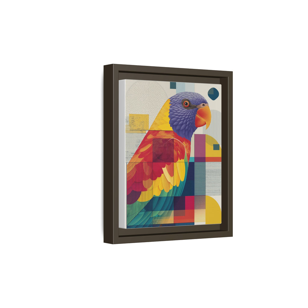 Prismatic Parrot: Geometric Deconstruction, Modern Abstract Art   |    Custom Orders Available