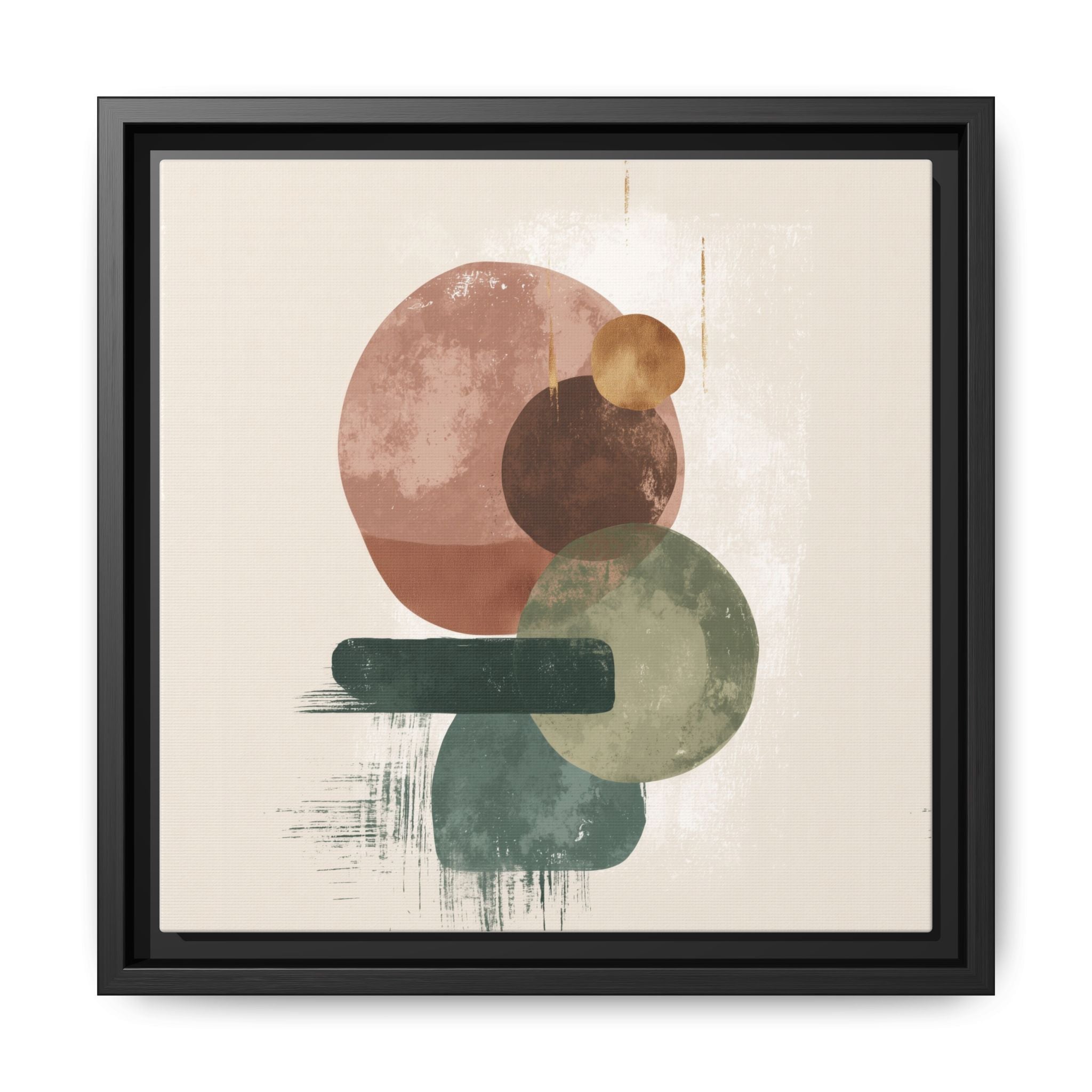 Organic Intersections: Watercolor Abstraction, Earth Tone Composition, Modern Minimalist Art   |   Custom Orders Accepted
