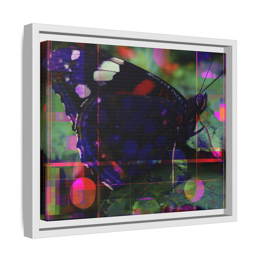 Geometric Butterfly Framed Print: Digital Glitch Butterfly Art, Geometric Nature Photography   |  Personalized & Custom Orders Available