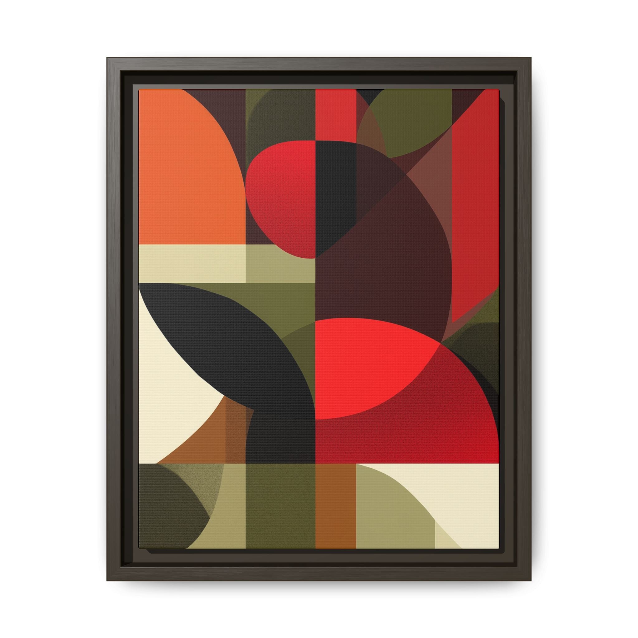 Geometric Fusion: Modern Abstract Composition, Cubist Color Blocks, Architectural Form Harmony   |   Custom Orders Accepted