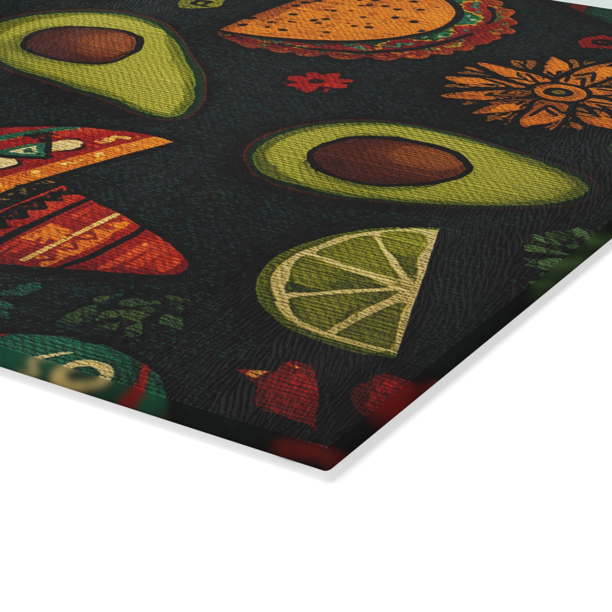 Vibrant Taco-Themed Glass Cutting Board - Perfect for Entertaining, Kitchen Decor, Gift for Chefs, Taco Night Essentials, Fun [...]