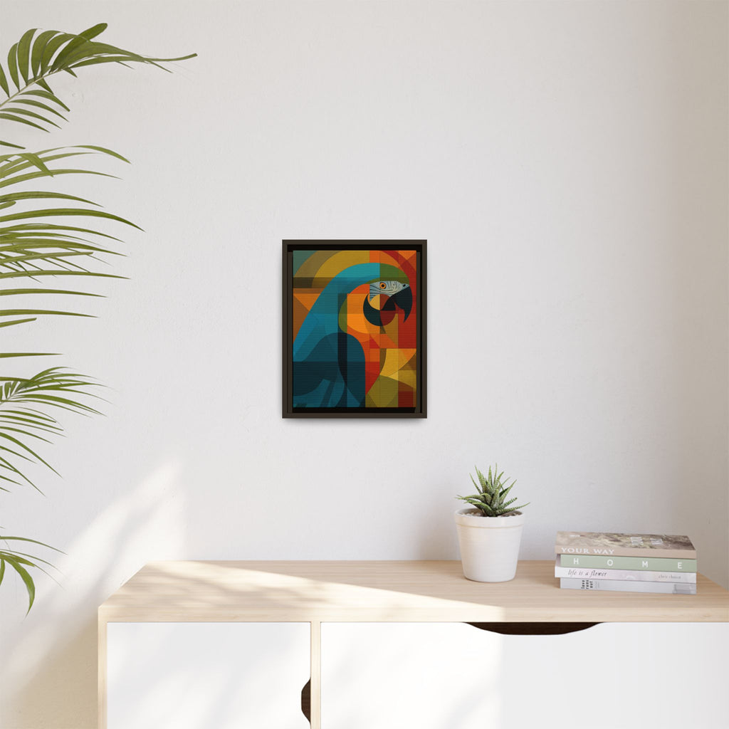 Cubist Parrot Prisma: Geometric Bird Art, Modernist Color Block Design   |    Custom Orders Available