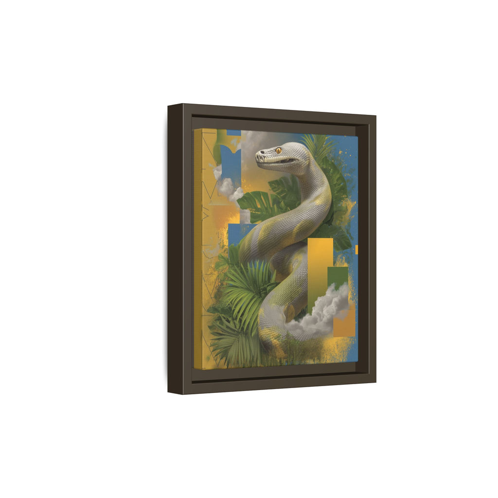 Serpent of Surreal Geometries: Tropical Hyperrealism, Digital Snake Illustration   |    Custom Orders Available